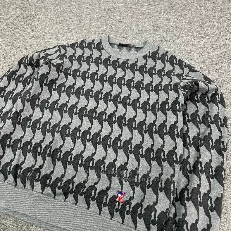 Louis Vuitton Louis Vuitton NBA United Celebrity Print Crew Neck Knit Sw Size US XL / EU 56 / 4 - 3 Thumbnail