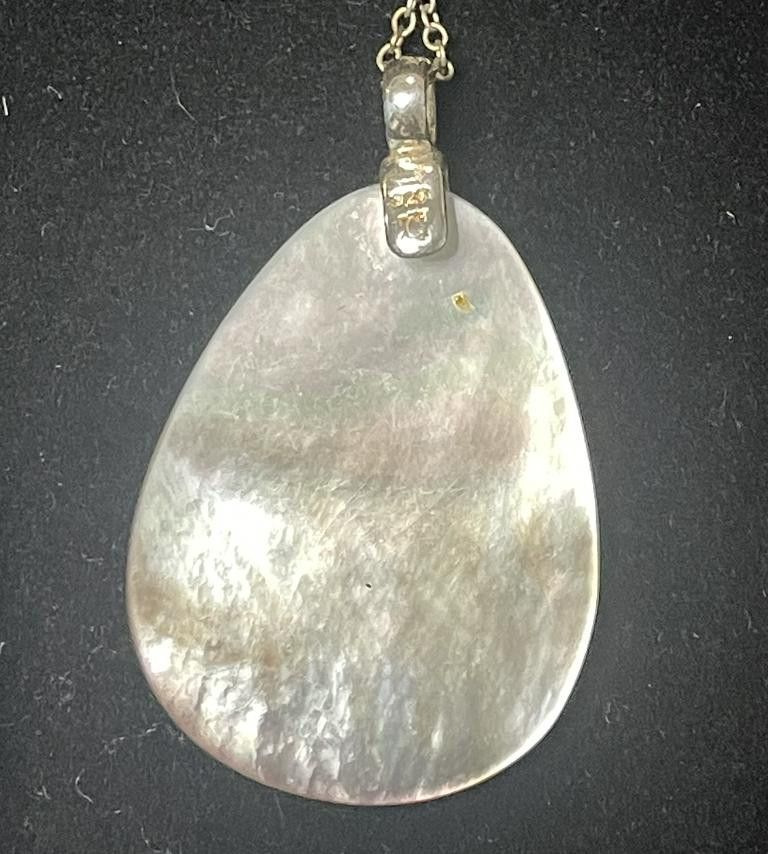 Designer Abalone Pendant .925 Size ONE SIZE - 4 Thumbnail