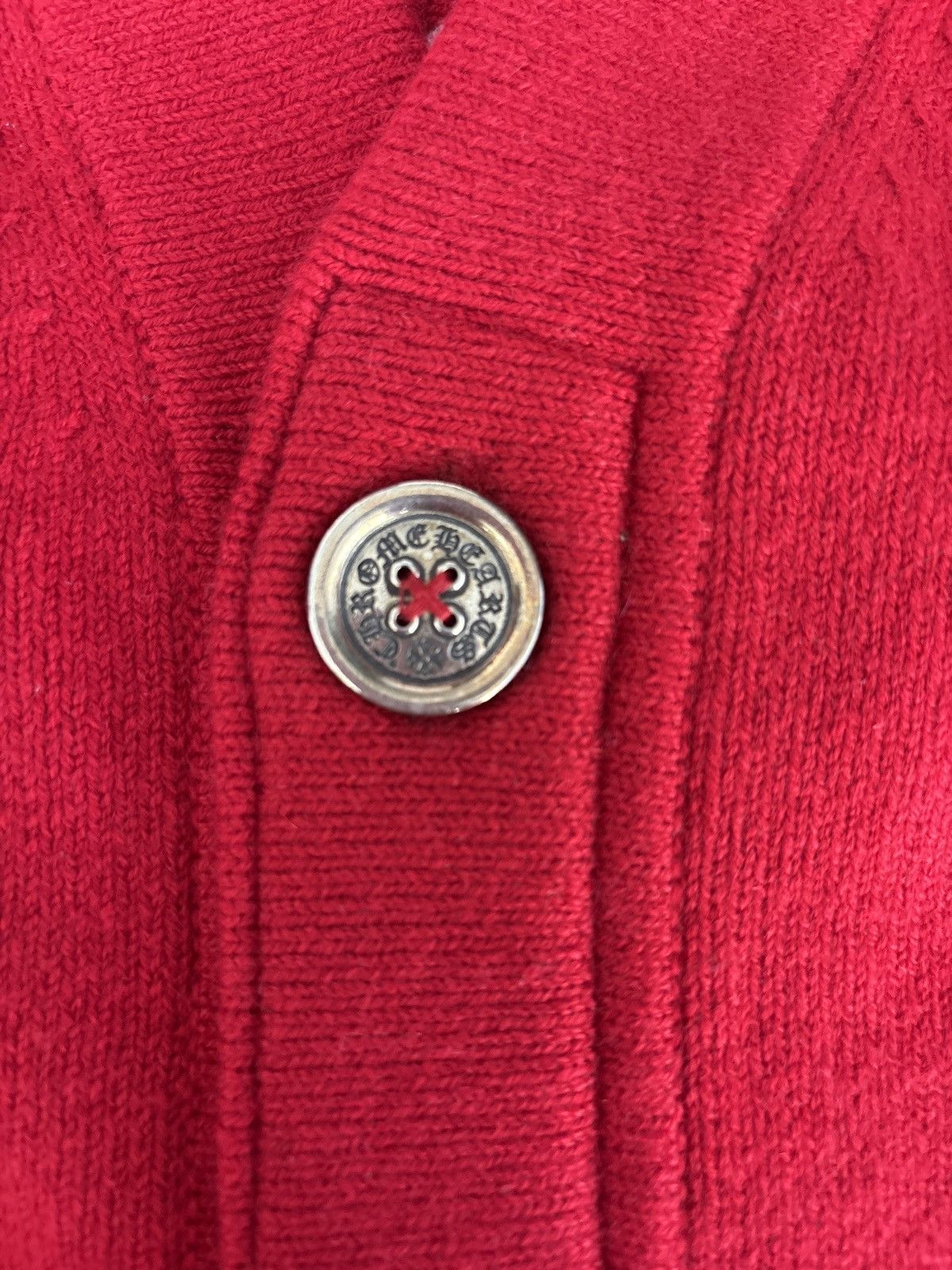 Chrome Hearts Chrome Hearts Cross Patch Hollywood Cashmere Cardigan Size US XL / EU 56 / 4 - 12 Thumbnail