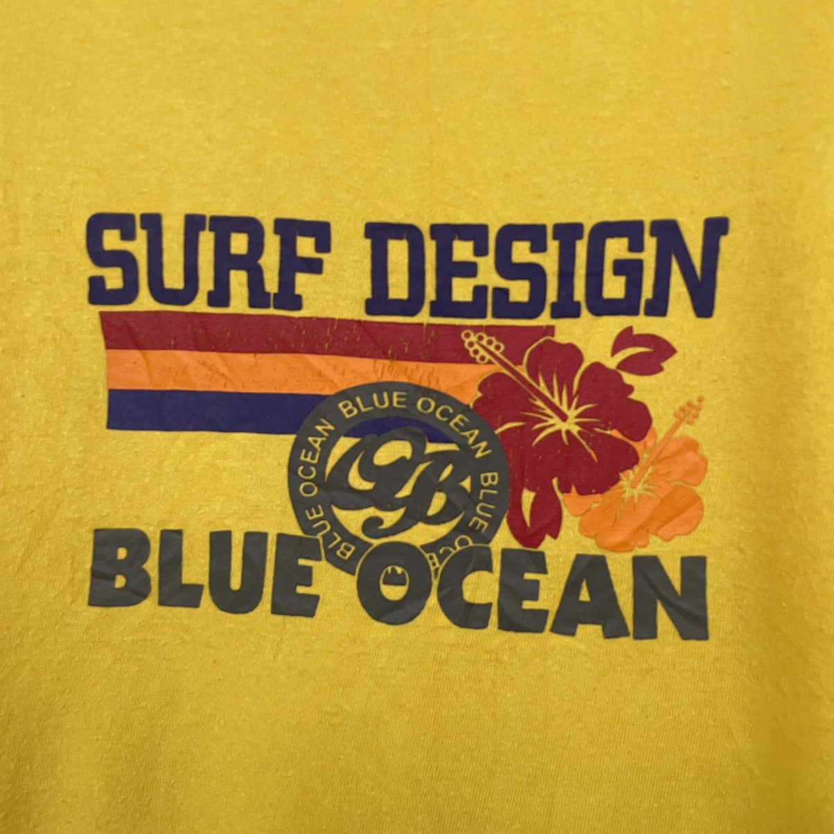 Vintage Vintage 2000s Blue Ocean Hawaii Surf T Shirt Size US XL / EU 56 / 4 - 5 Thumbnail