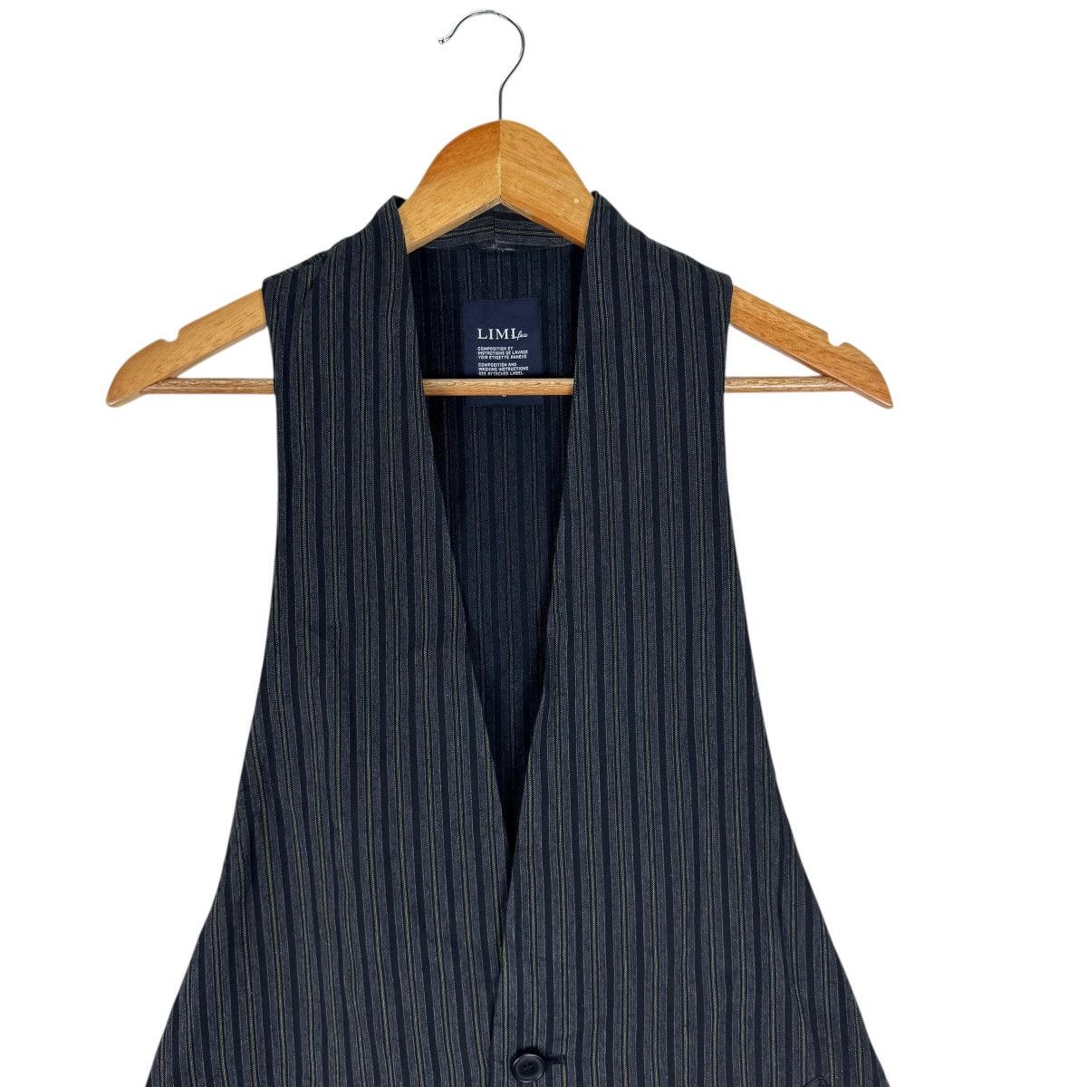Limi Feu ☀️LIMI FEU Y’S PINSTRIPE VEST Size US M / EU 48-50 / 2 - 2 Thumbnail