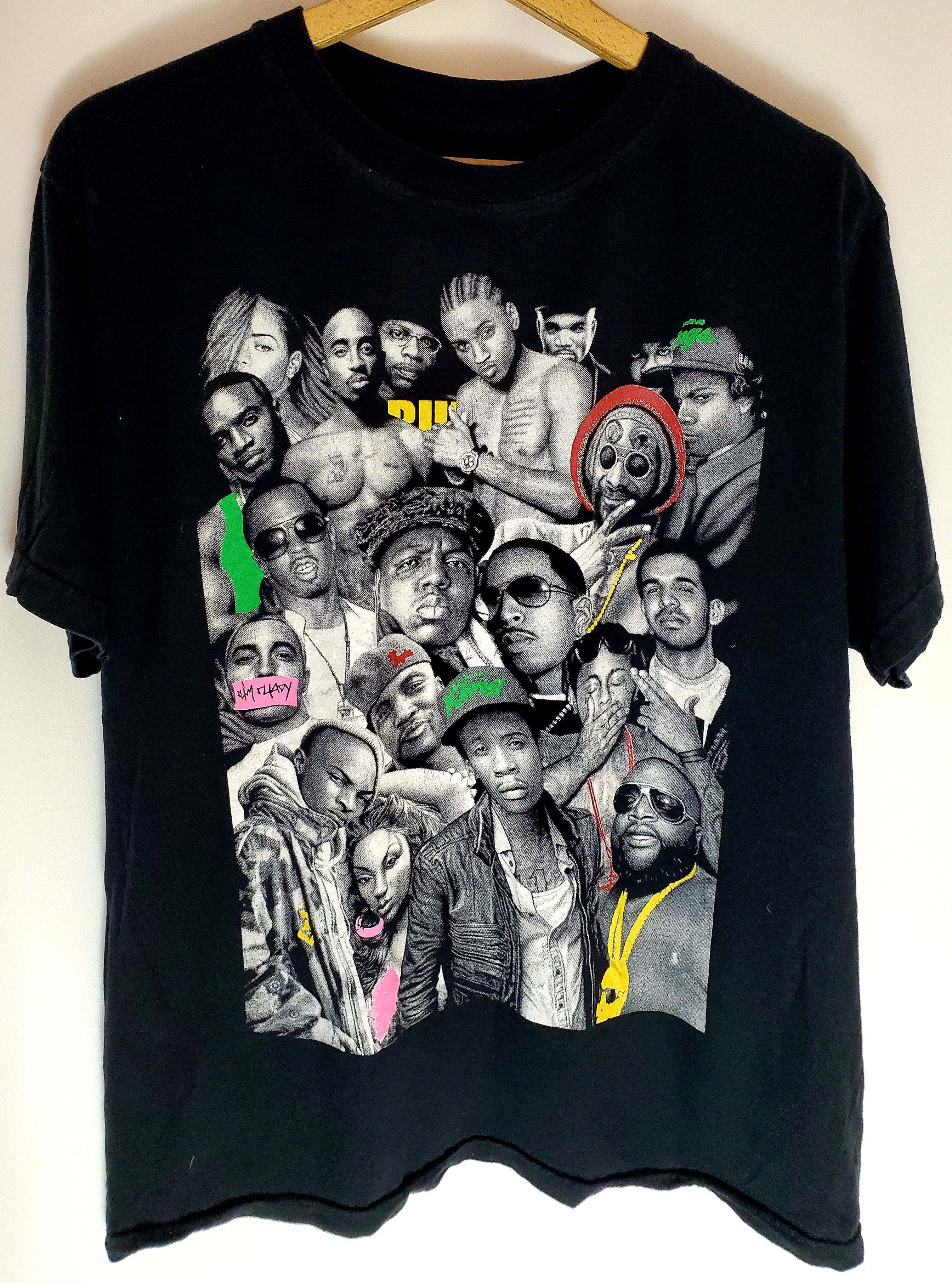 90s Rap Music T Shirts Vintage 90s Rap/Hip-Hop/R&B Music Culture