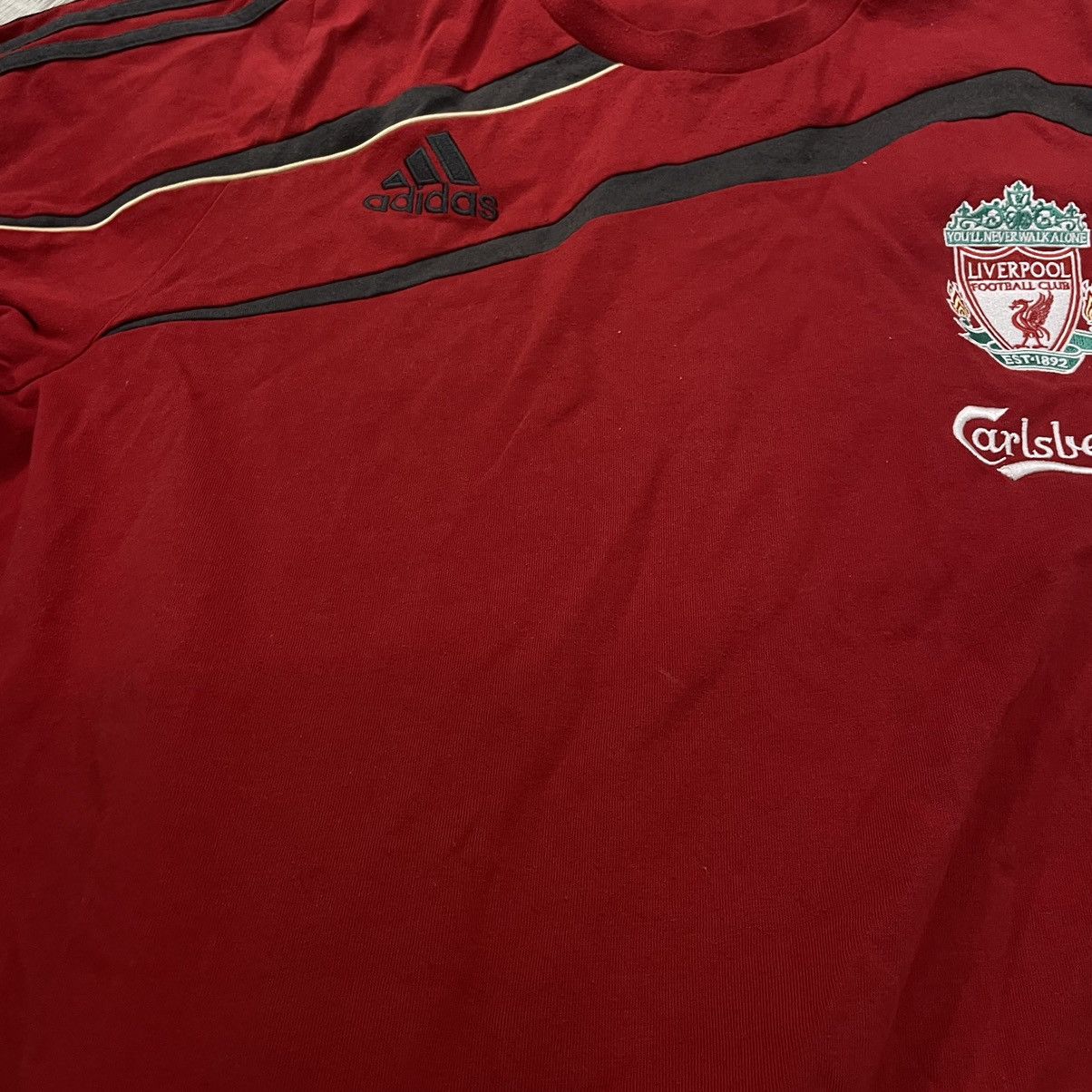 Adidas adidas Liverpool Carlsberg red soccer tee jersey shirt Size US L / EU 52-54 / 3 - 3 Thumbnail
