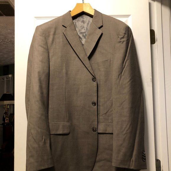 Joseph Abboud Joseph Abboud men's wool sport coat jacket blazer size:46L Size 46L - 2 Thumbnail