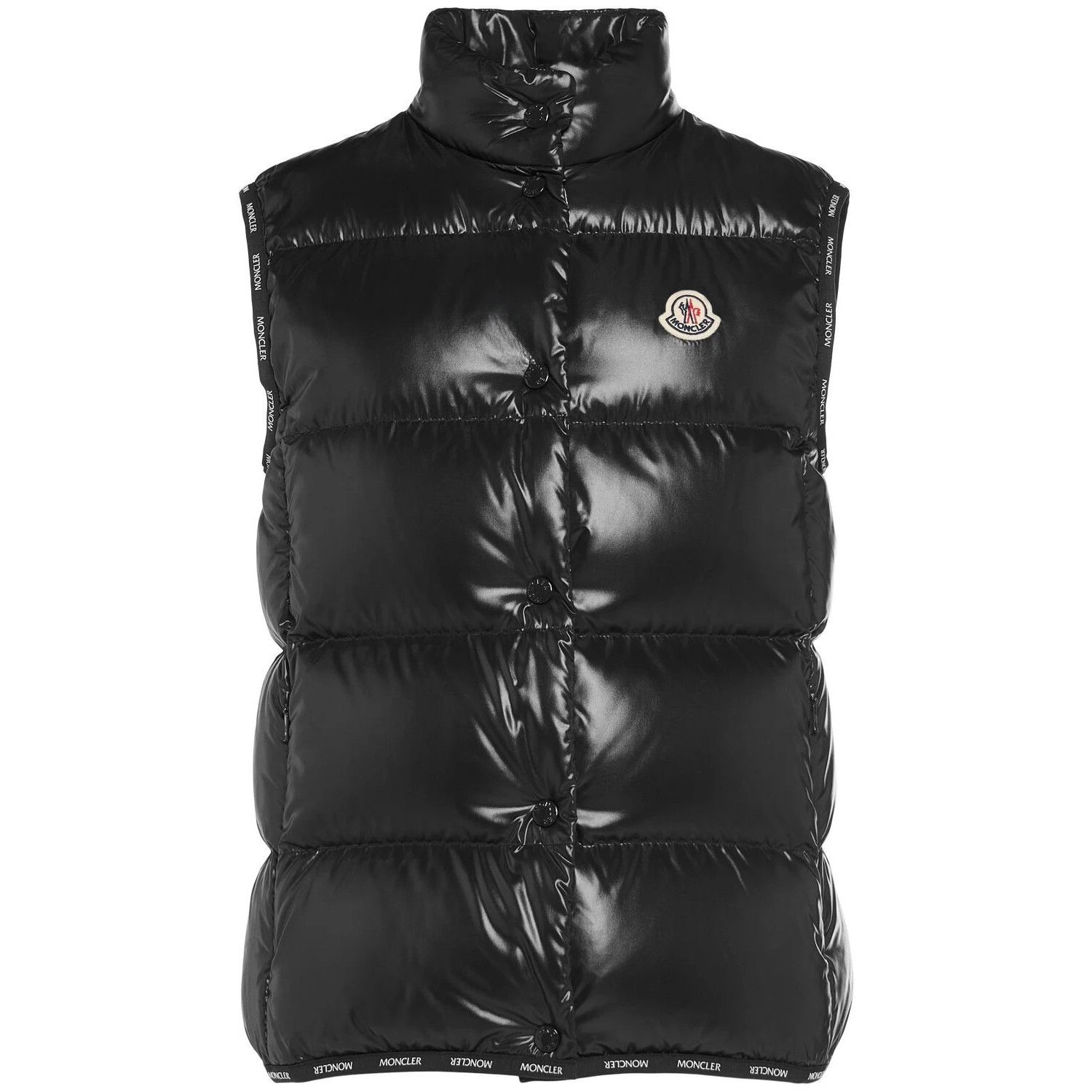 MONCLER Badia $1190 Women's Black Down Vest New (Women's siz