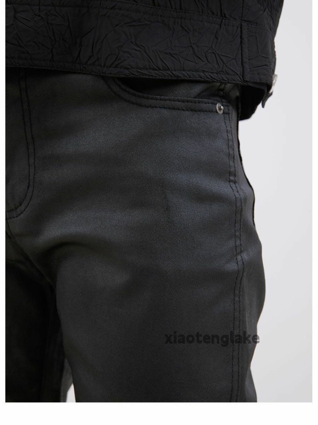 Designer × Jean × Vintage Utility skate hiphop wax bootcut flared yuppie wax jeans Size US 30 / EU 46 - 4 Thumbnail