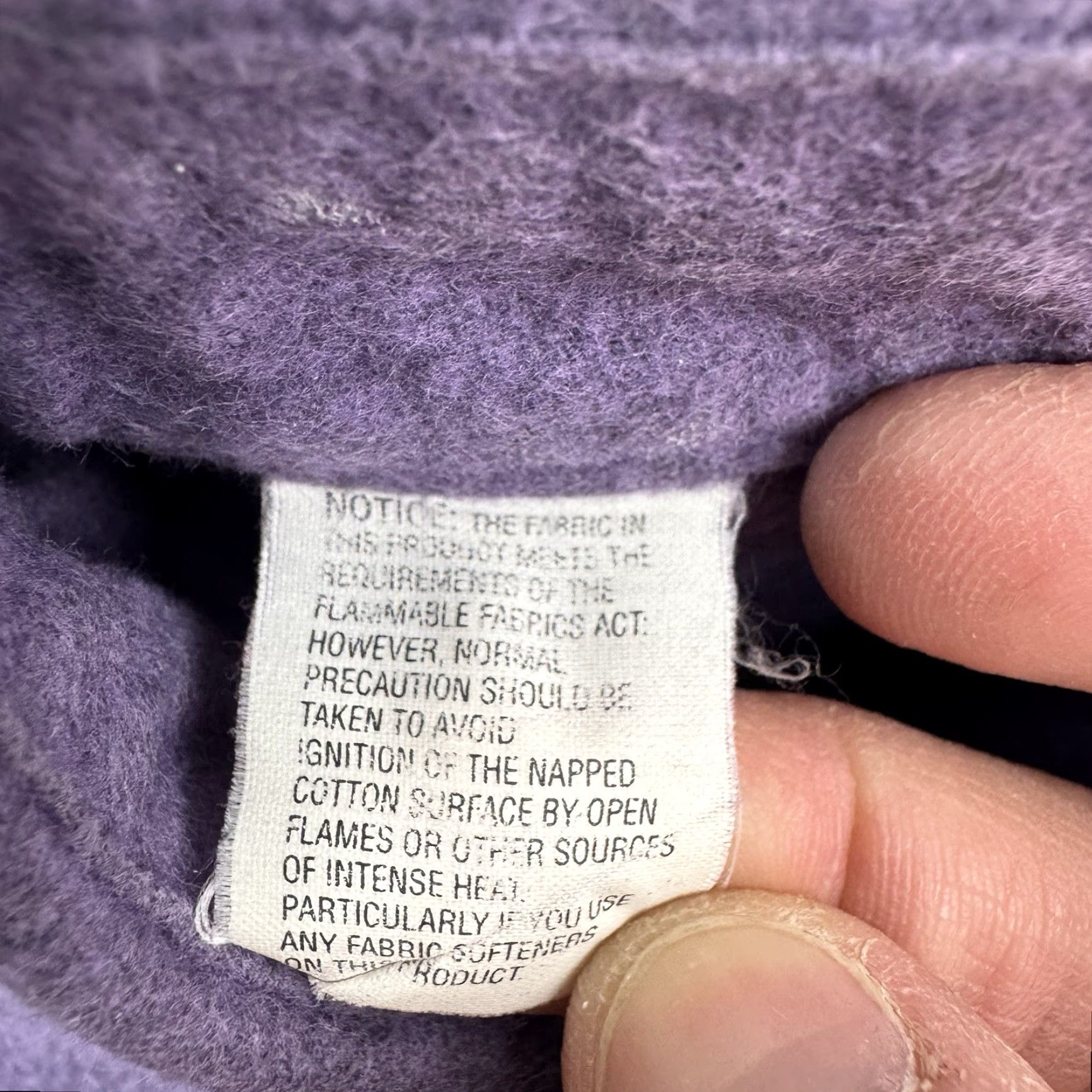 Vintage VINTAGE L.L. Bean Chamois Shirt Womens 12 Button-Up Long Sleeve Collared Purple 100% Cotton USA Outdoor Classic 90s Boys? Size XL / US 12-14 / IT 48-50 - 5 Thumbnail