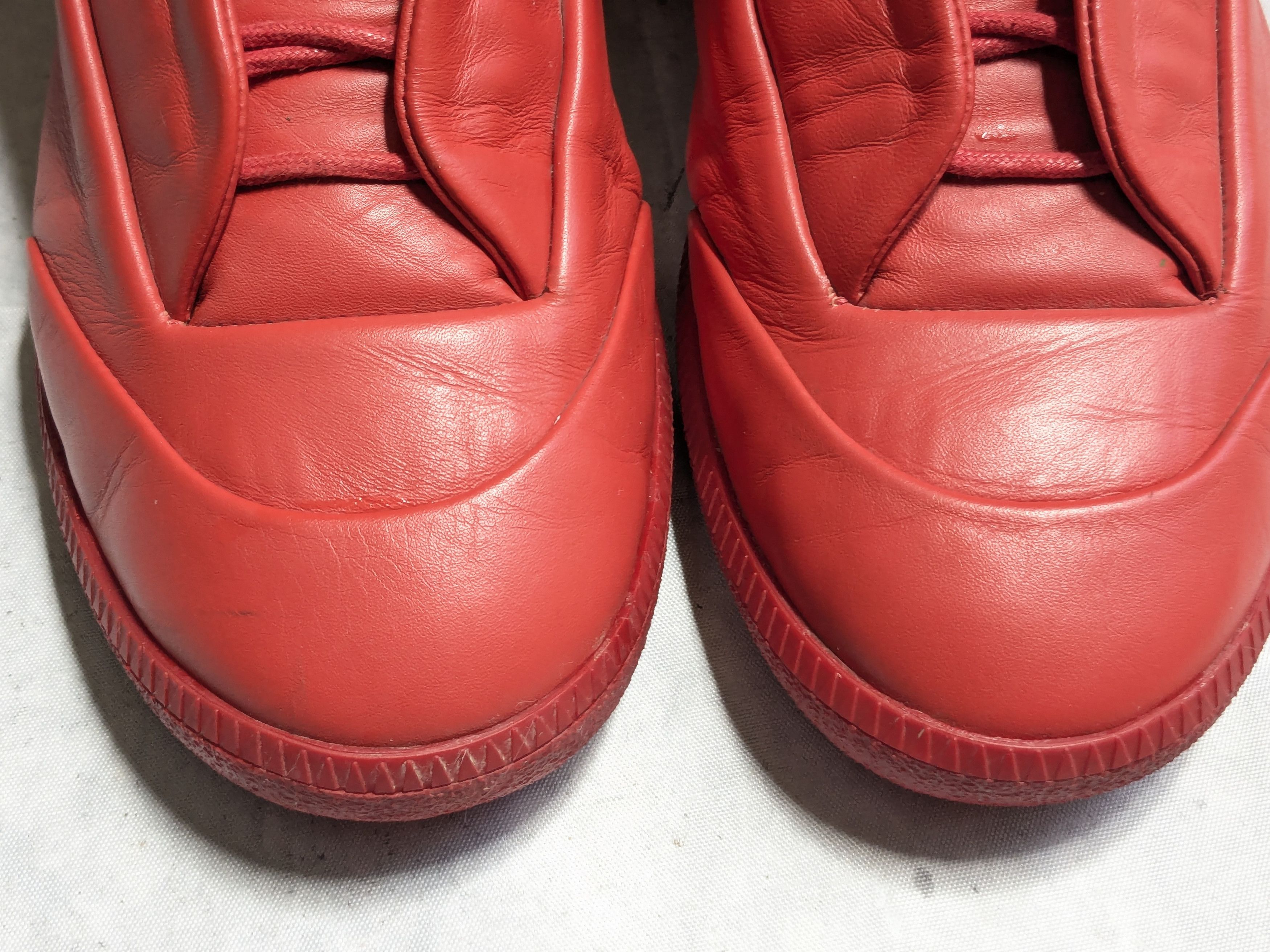 Maison Margiela Maison Margiela Future High Tops Sneakers Red 9 42 Size US 9 / EU 42 - 3 Thumbnail