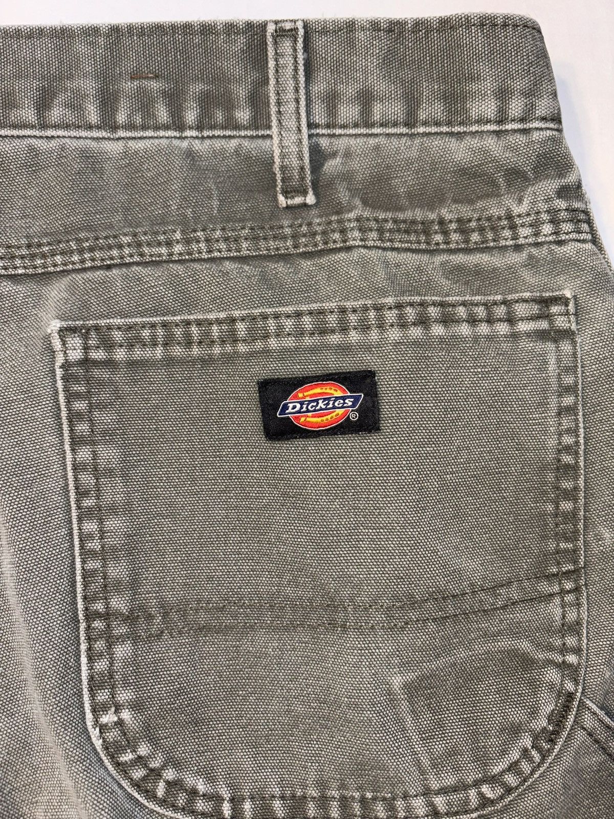 Dickies Vtg Dickies Forest Green Canvas Carpenter Cargo Workwear Size US 42 / EU 58 - 3 Thumbnail