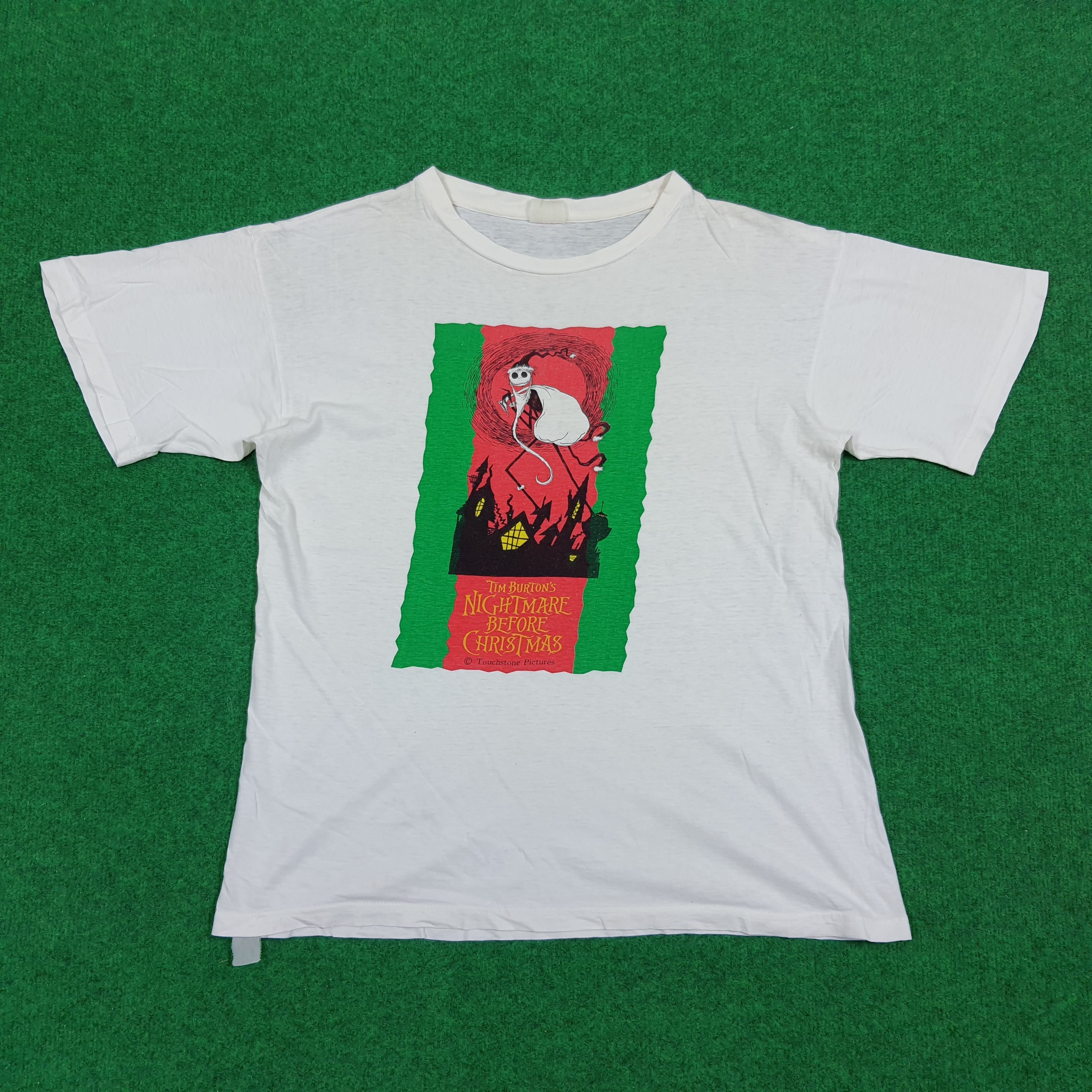 Vintage Vintage The Nightmare Before Christmas Movie Tshirt Size US L / EU 52-54 / 3 - 1 Thumbnail