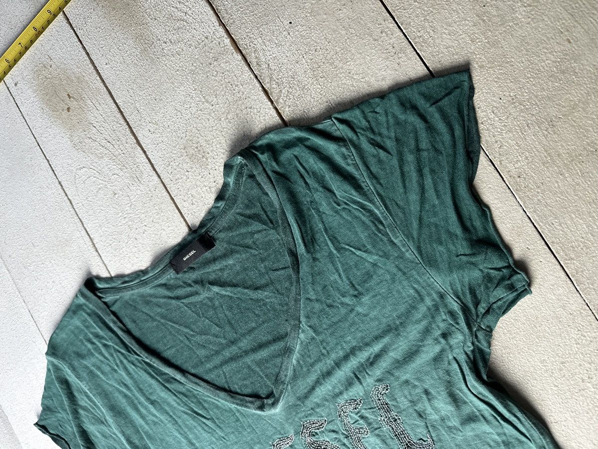 Diesel 🚨VINTAGE AVANT -GARDE DIESEL TEE LOGO Y2k OPIUM Size M / US 6-8 / IT 42-44 - 2 Thumbnail