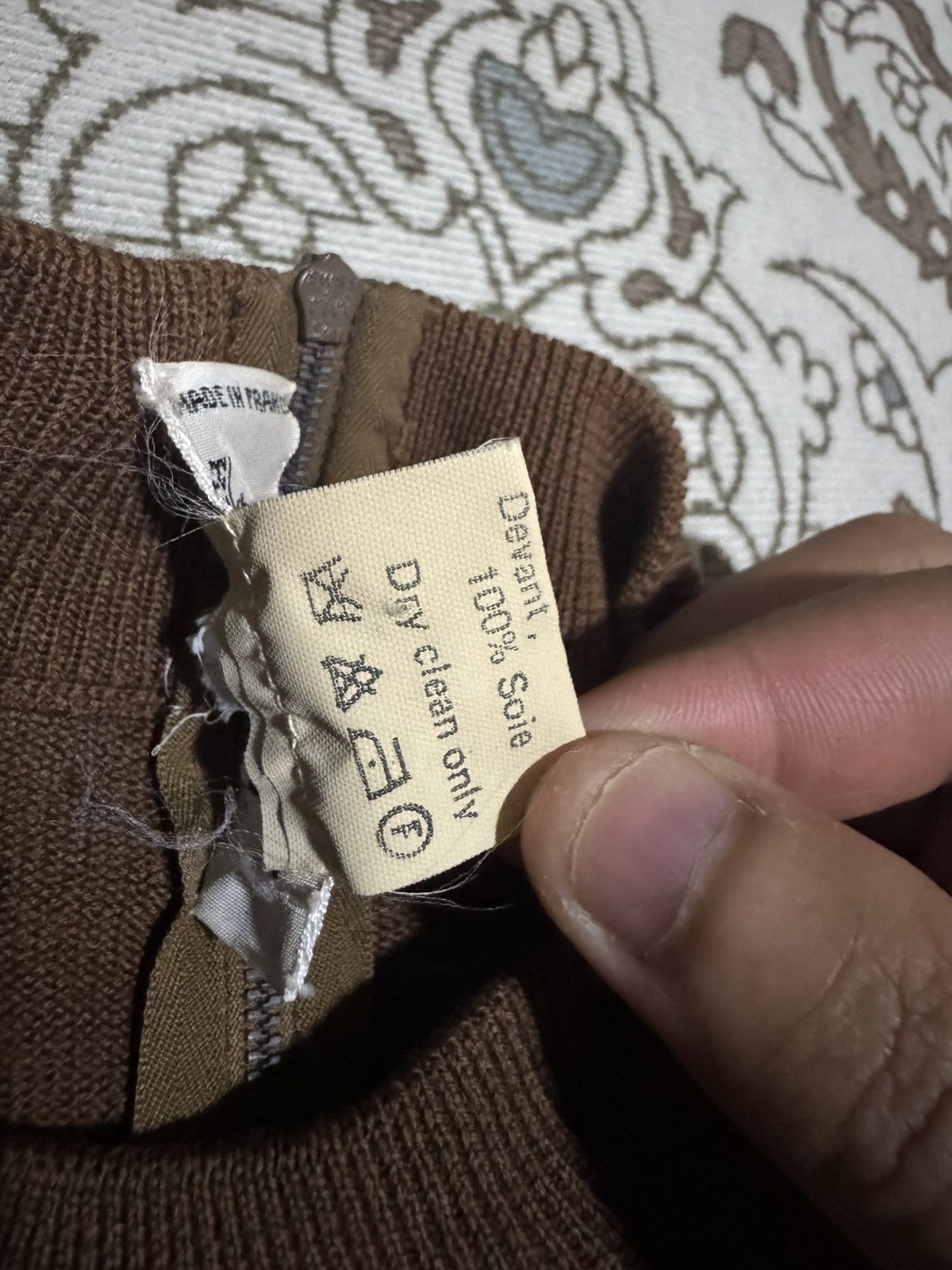 Hermes Hermès 🇧🇷 TWILLAINE LAURENCE TOUTSY BOURTHOUMIEUX BLOUSE Size XS / US 0-2 / IT 36-38 - 10 Thumbnail