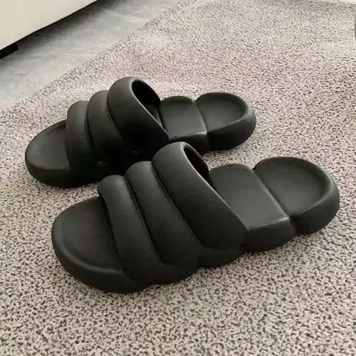 Japanese Brand Black sliders new Size US 9 / EU 42 - 3 Thumbnail