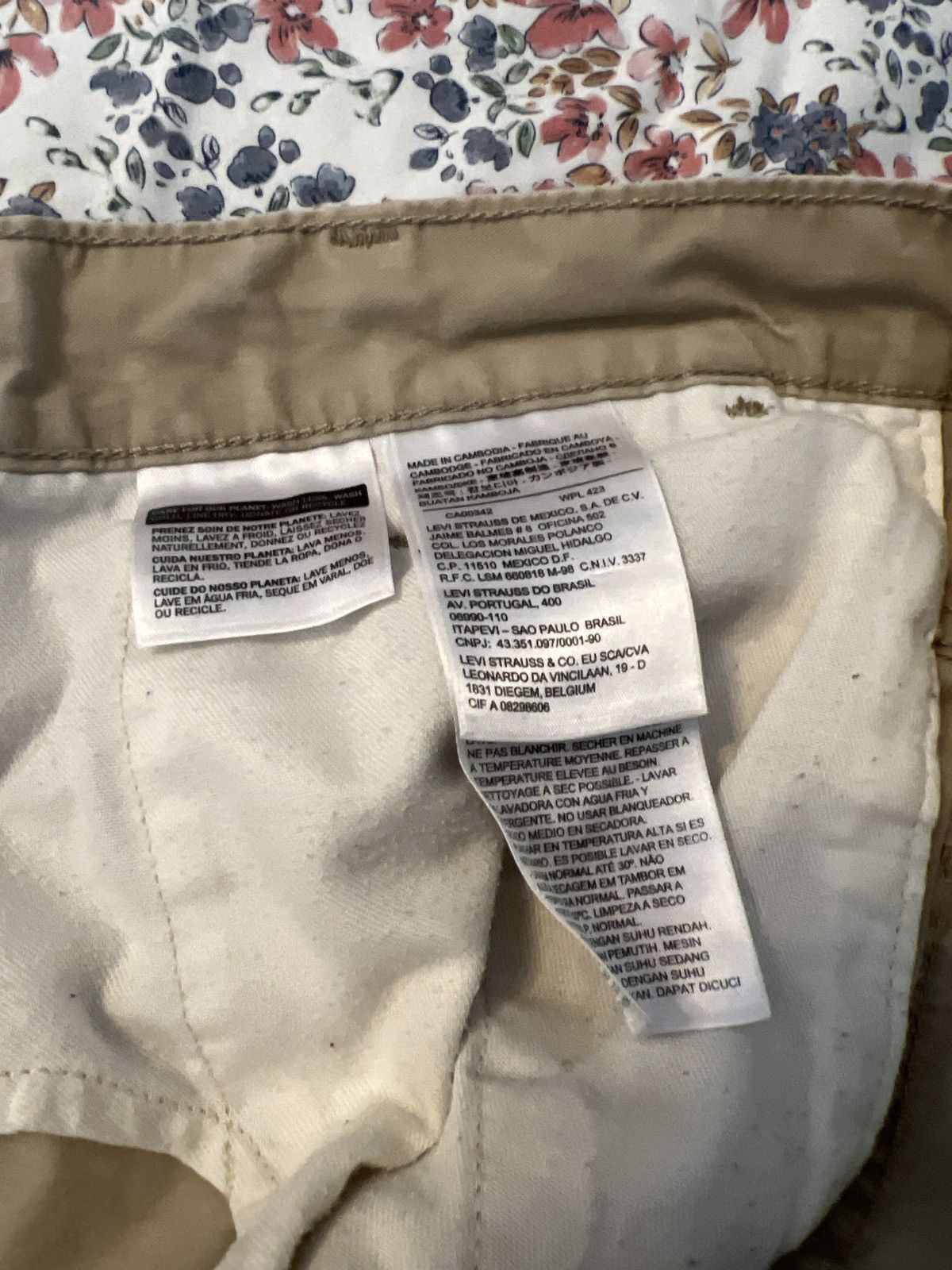 Levi's Levis Khaki Chino Size US 29 - 6 Thumbnail
