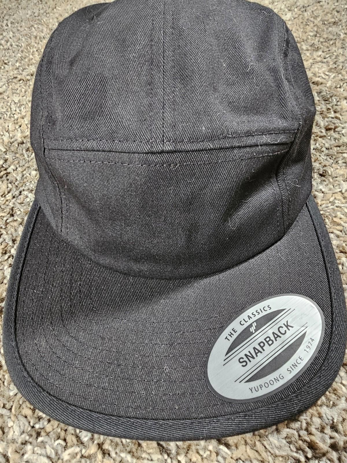 Yupong The Classics Yupoong Strapback Panel Hat Black Size ONE SIZE - 2 Thumbnail