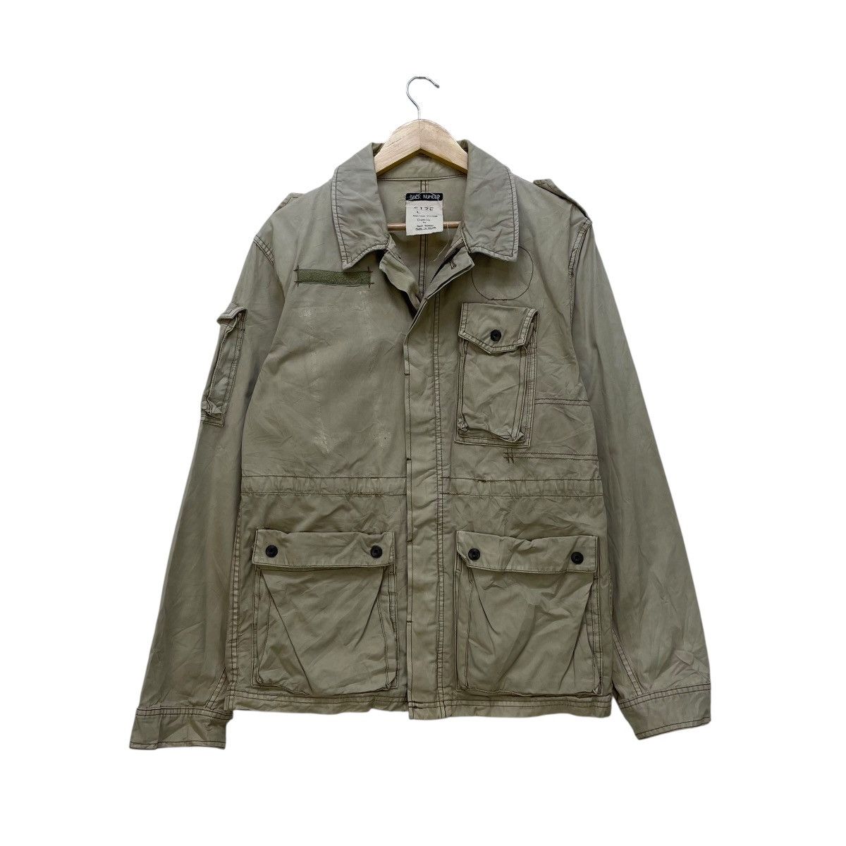 Japanese Brand 💥Vintage Back Number Utility Style Jacket Size US L / EU 52-54 / 3 - 1 Thumbnail