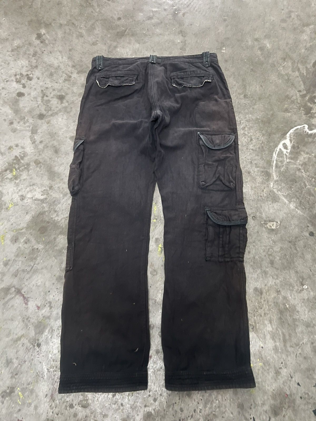 Designer × Japanese Brand BLACK FADED CARGO PANT SUNNY COUDE PANT Size US 34 / EU 50 - 9 Thumbnail