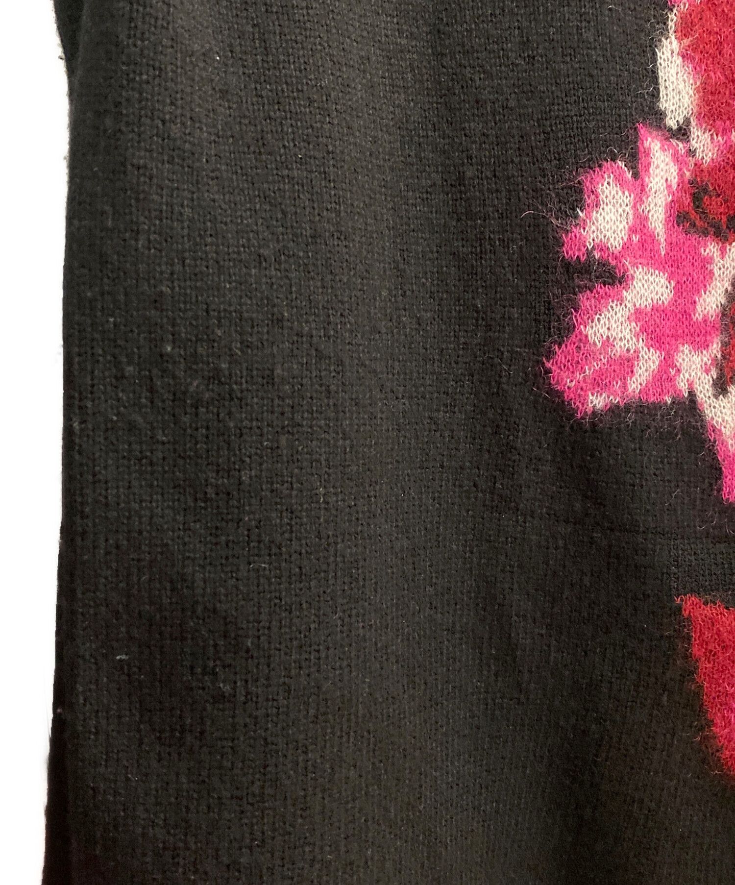 Yohji Yamamoto Yohji Yamamoto Pour Homme Floral Knit Sweater Black 2 Size US M / EU 48-50 / 2 - 6 Thumbnail