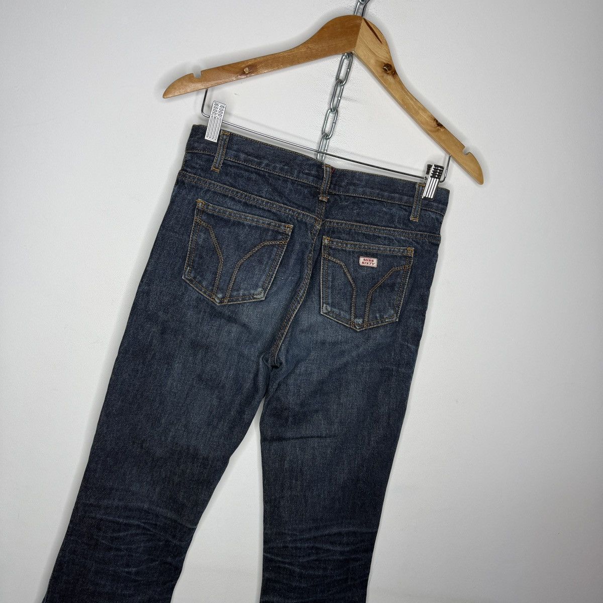 Miss Sixty Vintage Y2K Miss Sixty Extra Low YT Rise Flared Jeans Grunge Size 27" / US 4 / IT 40 - 7 Thumbnail
