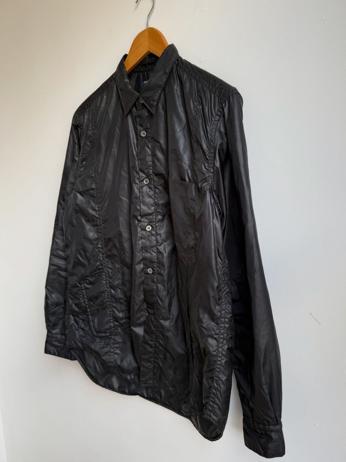 Comme des Garcons Homme Cdg Homme AD2007 Black Shacket Size US S / EU 44-46 / 1 - 4 Thumbnail