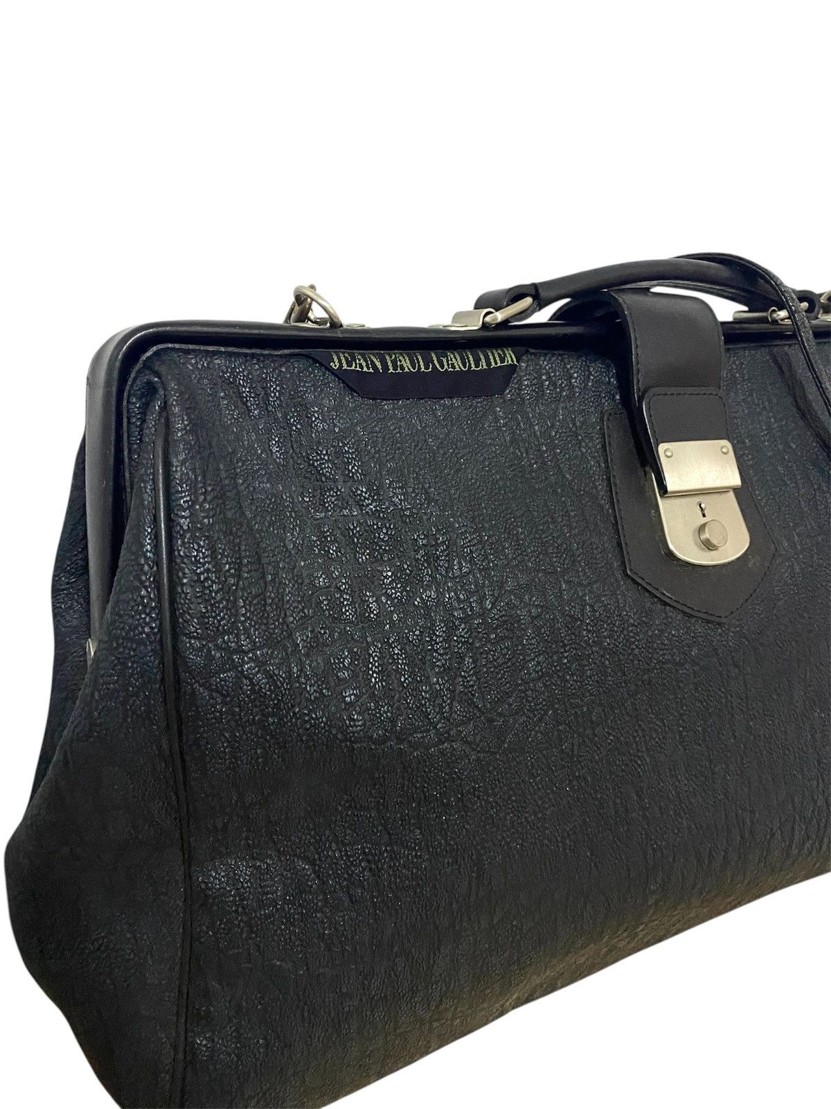 Jean Paul Gaultier 2000s Jean Paul Gaultier black Calf Leather Briefcase Size ONE SIZE - 8 Thumbnail
