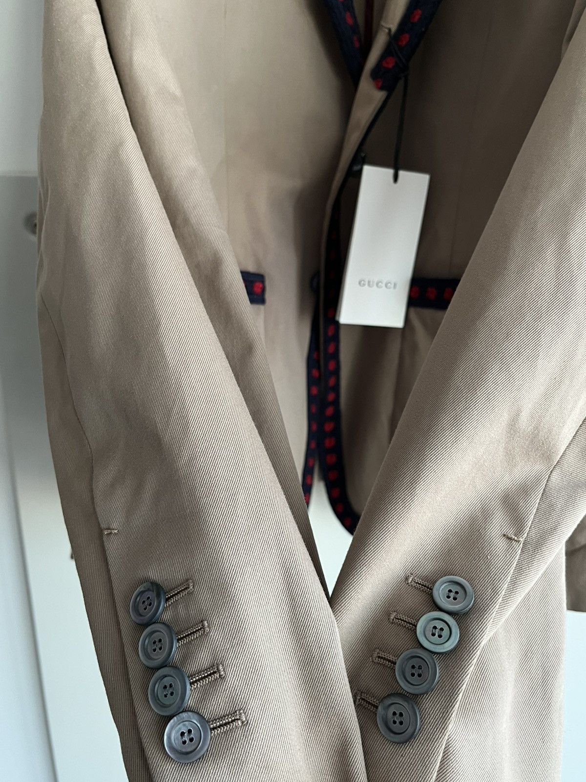 Gucci $3k Value Gucci SuperRunway 2015-16 Runway Celebrity Blazer Size 46S - 20 Thumbnail
