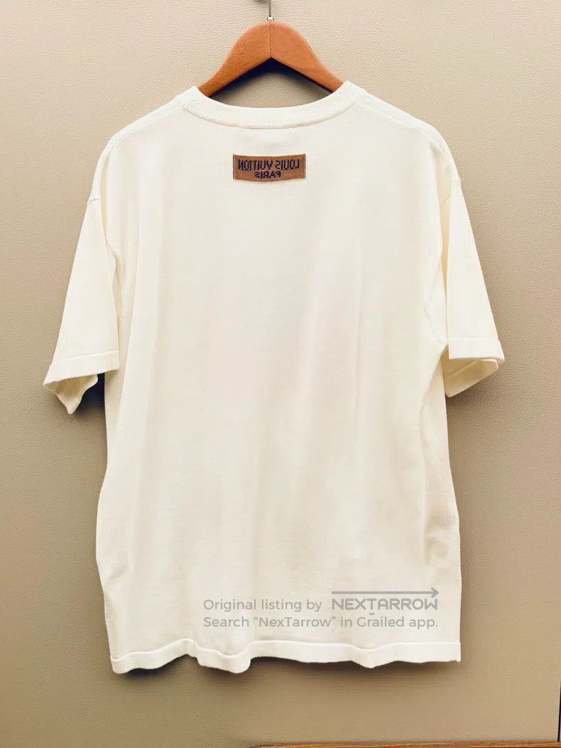 Louis Vuitton Louis Vuitton SS24 Letter Embroidery Crew Neck Short Sleev Size US M / EU 48-50 / 2 - 2 Thumbnail