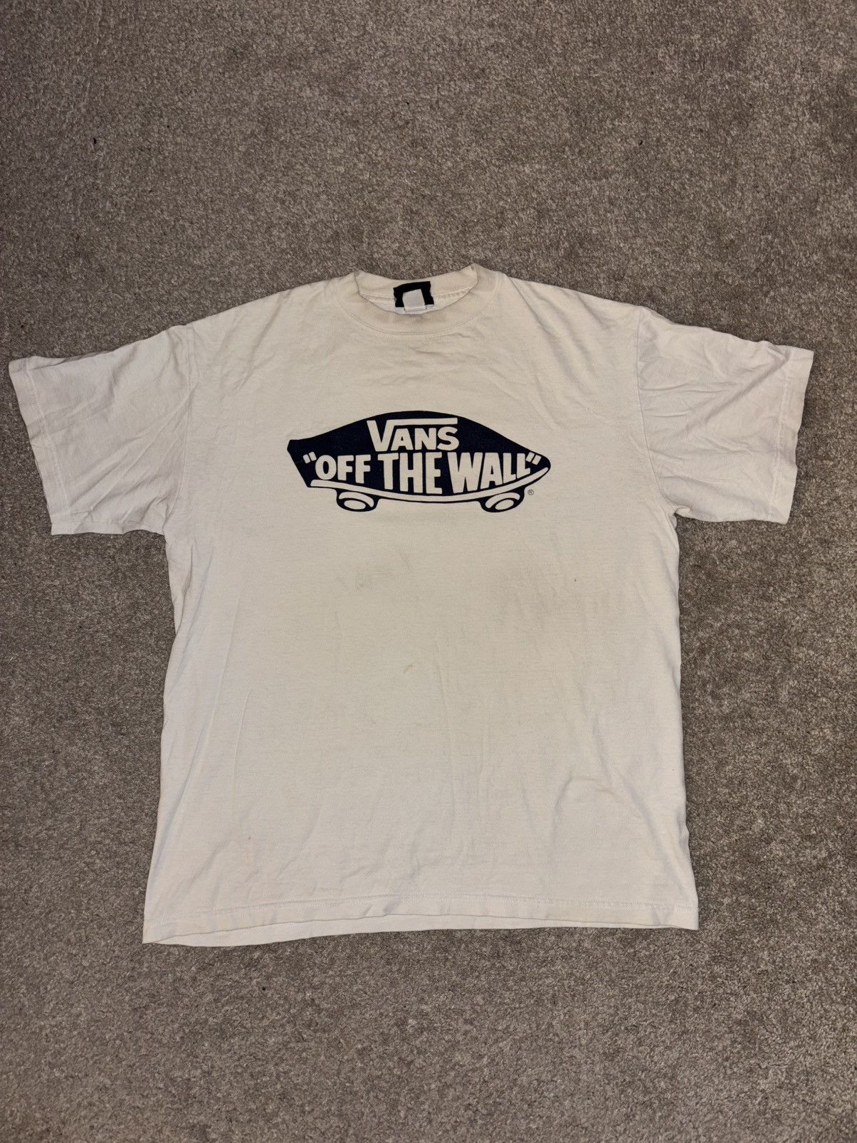 Vans Vintage Vans Off The Wall Logo Tee Size US L / EU 52-54 / 3 - 1 Thumbnail