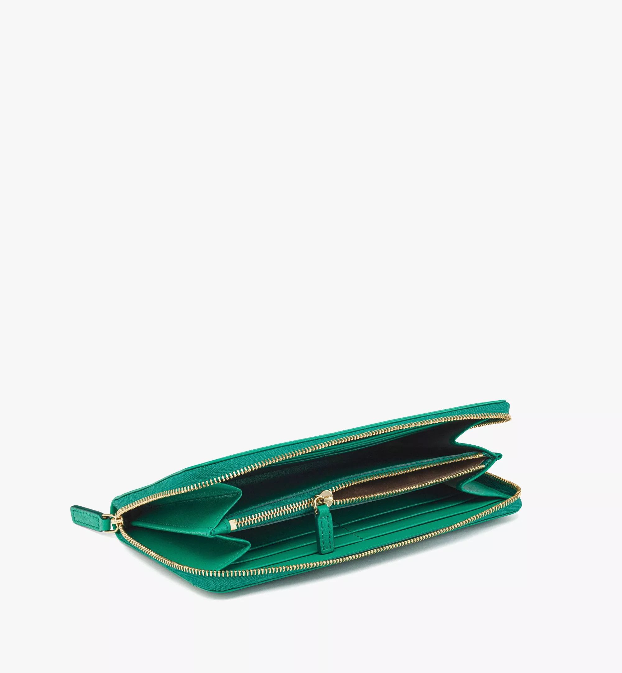 MCM o1mt1gz1224 Size: OS / Large Zipped Wallet in Green Size ONE SIZE - 2 Thumbnail