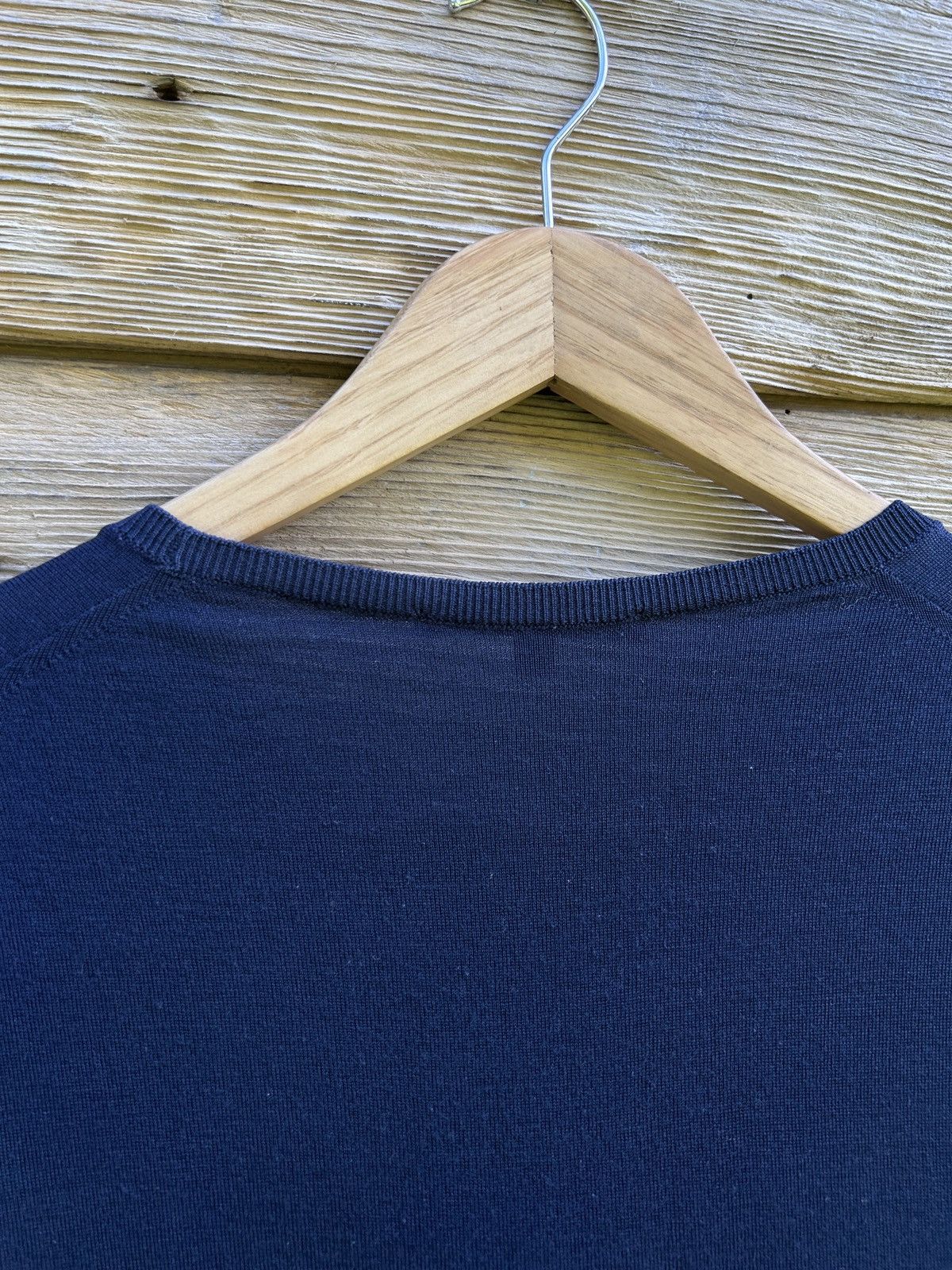 Gucci Gucci Lightweight Lana Wool Sweater In Blue Size US L / EU 52-54 / 3 - 4 Thumbnail