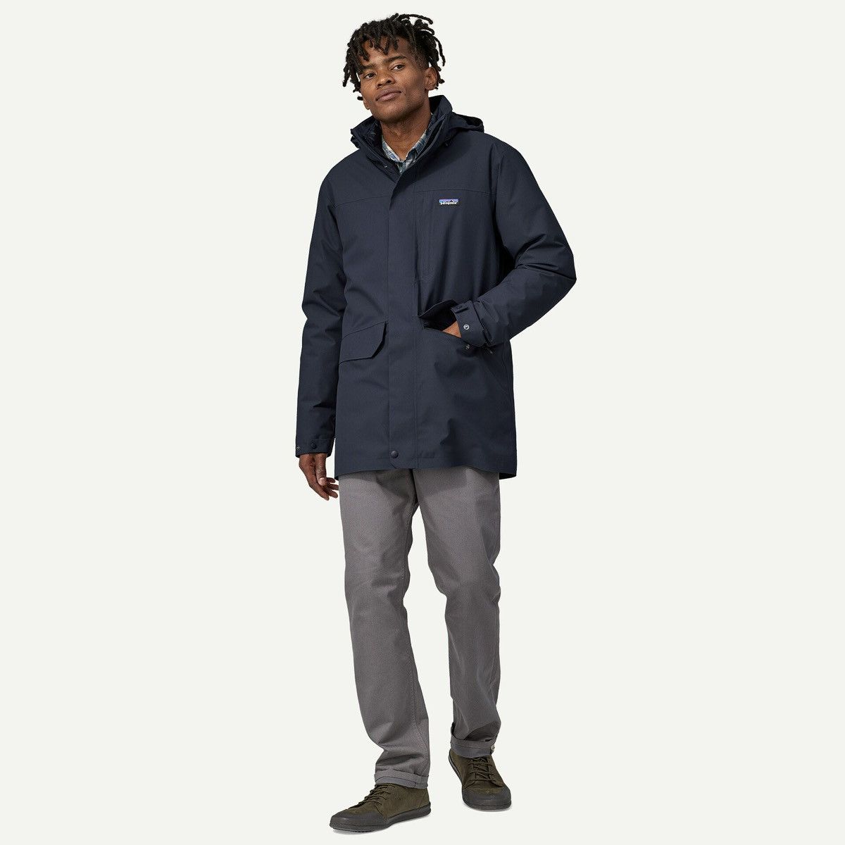 Patagonia 🇺🇸 Patagonia Tres 3-in-1 Parka H2NO Rain Jacket Puffer Jacket Size US L / EU 52-54 / 3 - 2 Thumbnail