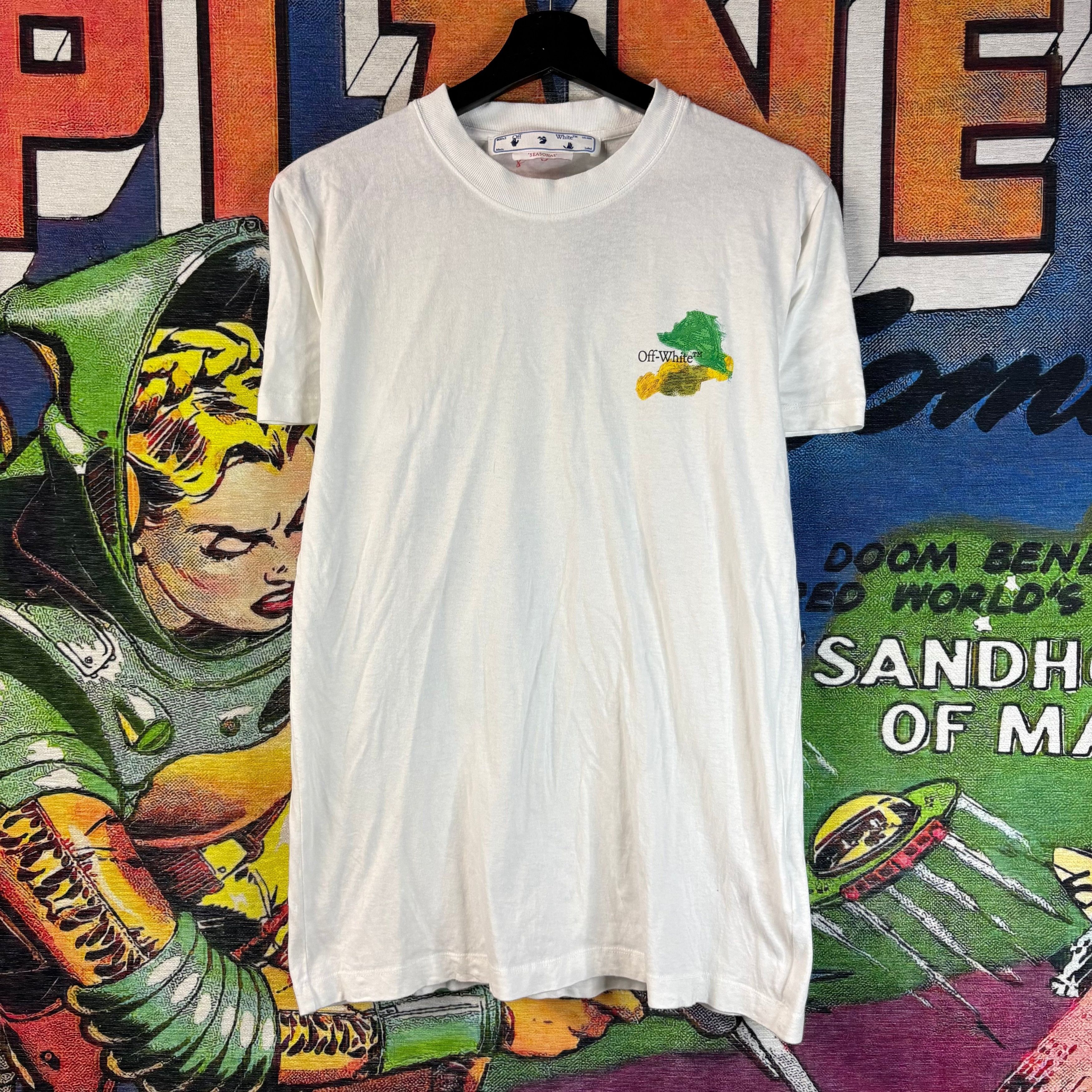 Off-White Off-White Brush Arrows Slim Skate Short Sleeve Tee Size S Size US S / EU 44-46 / 1 - 2 Thumbnail