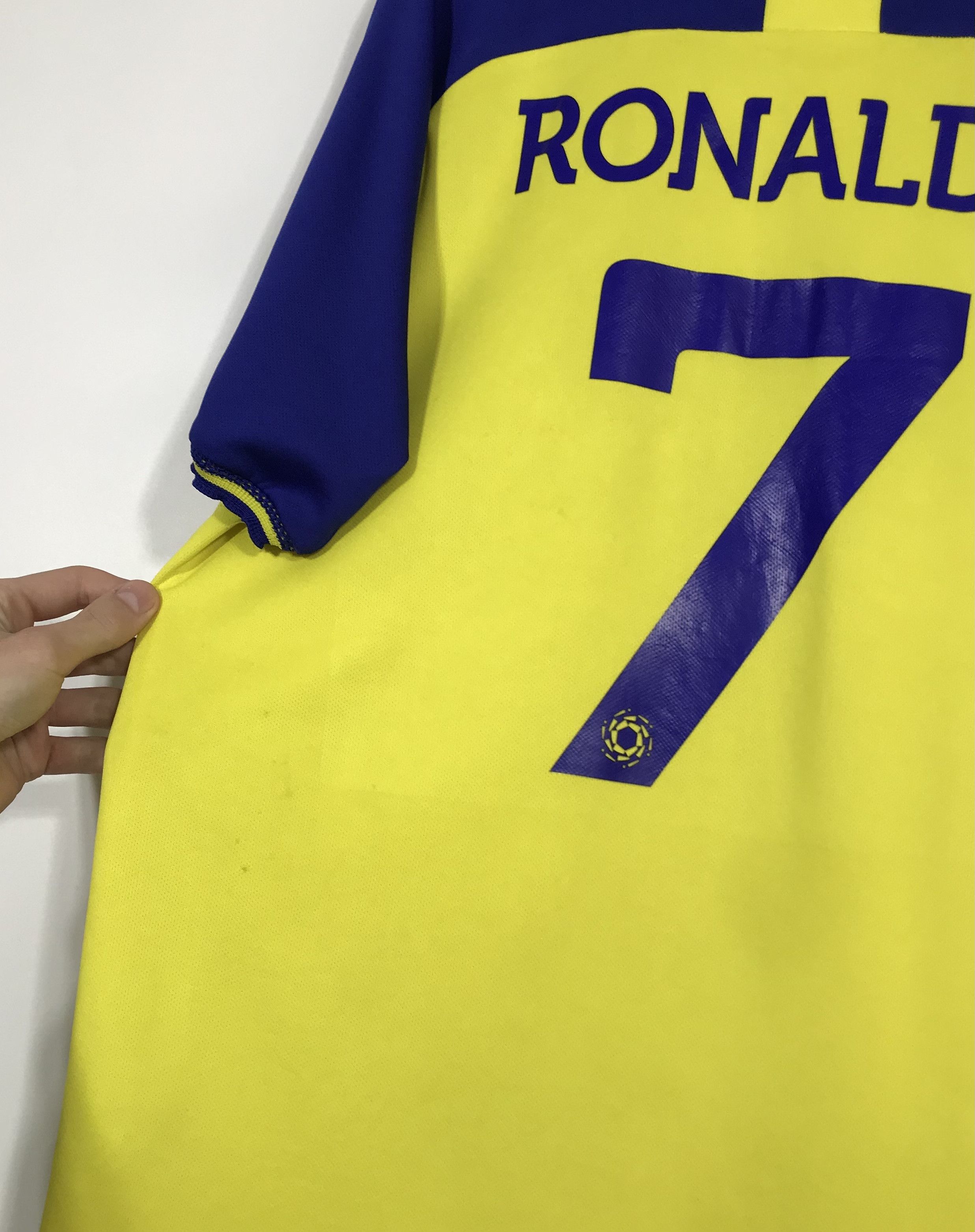 Adidas #7 Ronaldo Al Nassr 2022/2023 Home Soccer Jersey Shirt Size US XL / EU 56 / 4 - 9 Thumbnail