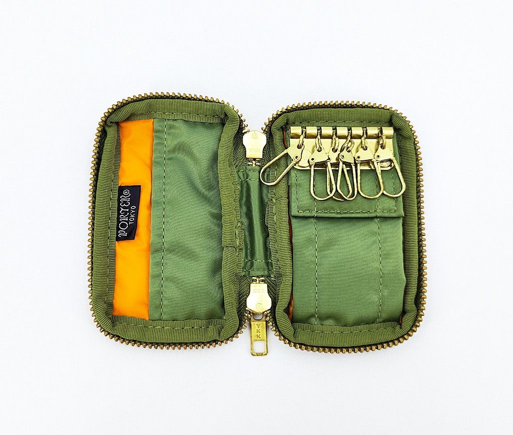 Porter PORTER tanker green key holder zip around Size ONE SIZE - 2 Thumbnail