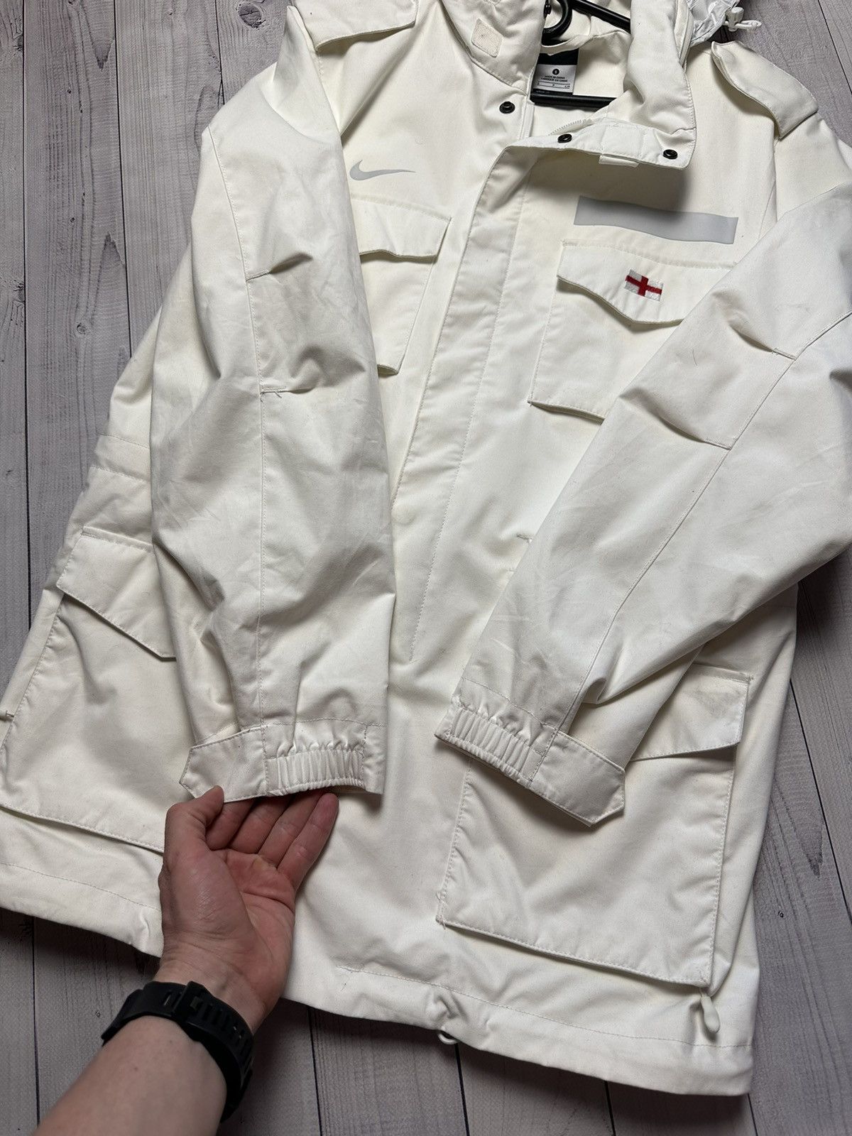 Nike × Vintage Vintage Nike Inter Milan soccer jacket parka size S Size US S / EU 44-46 / 1 - 8 Thumbnail