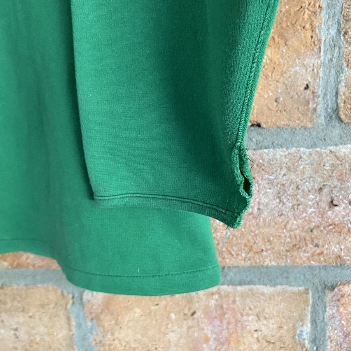 Dior Christian Dior Green Long Sleeve Back-Snap Top with Logo Size M / US 6-8 / IT 42-44 - 6 Thumbnail