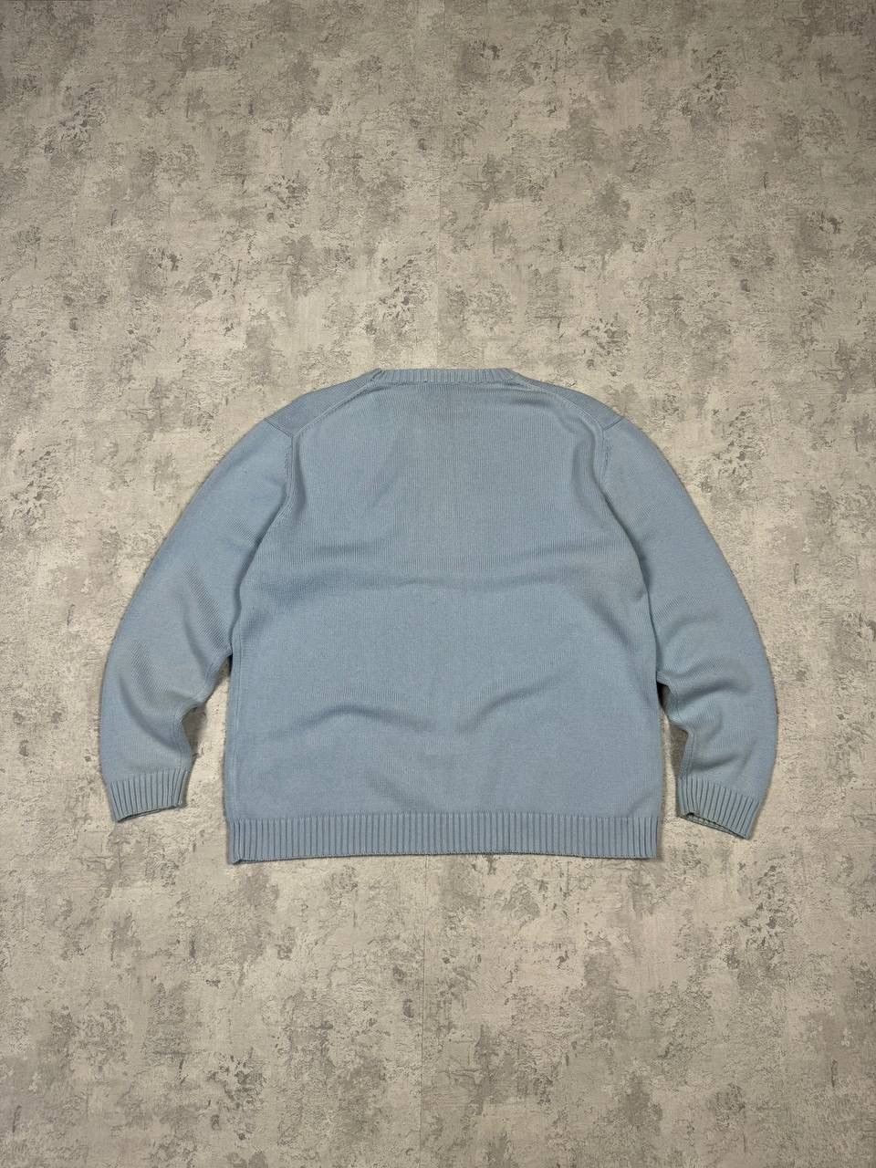 Yves Saint Laurent Vintage Yves Saint Laurent Y2K Blue Knit Sweater Size US L / EU 52-54 / 3 - 7 Thumbnail