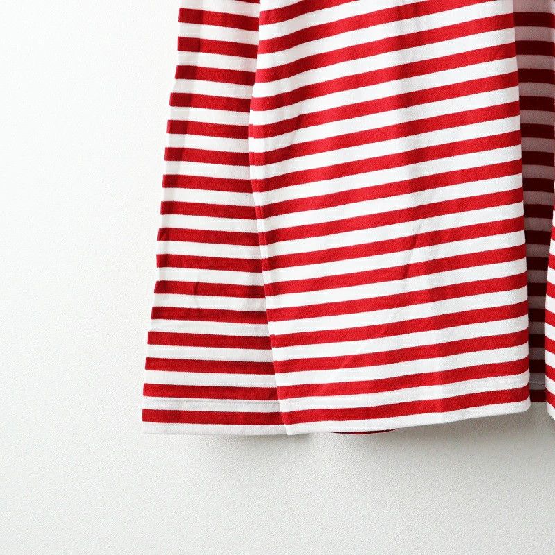 Comme des Garcons PLAY T-Shirts Cotton Long Sleeve Crewneck Stripe Red Size US M / EU 48-50 / 2 - 5 Thumbnail