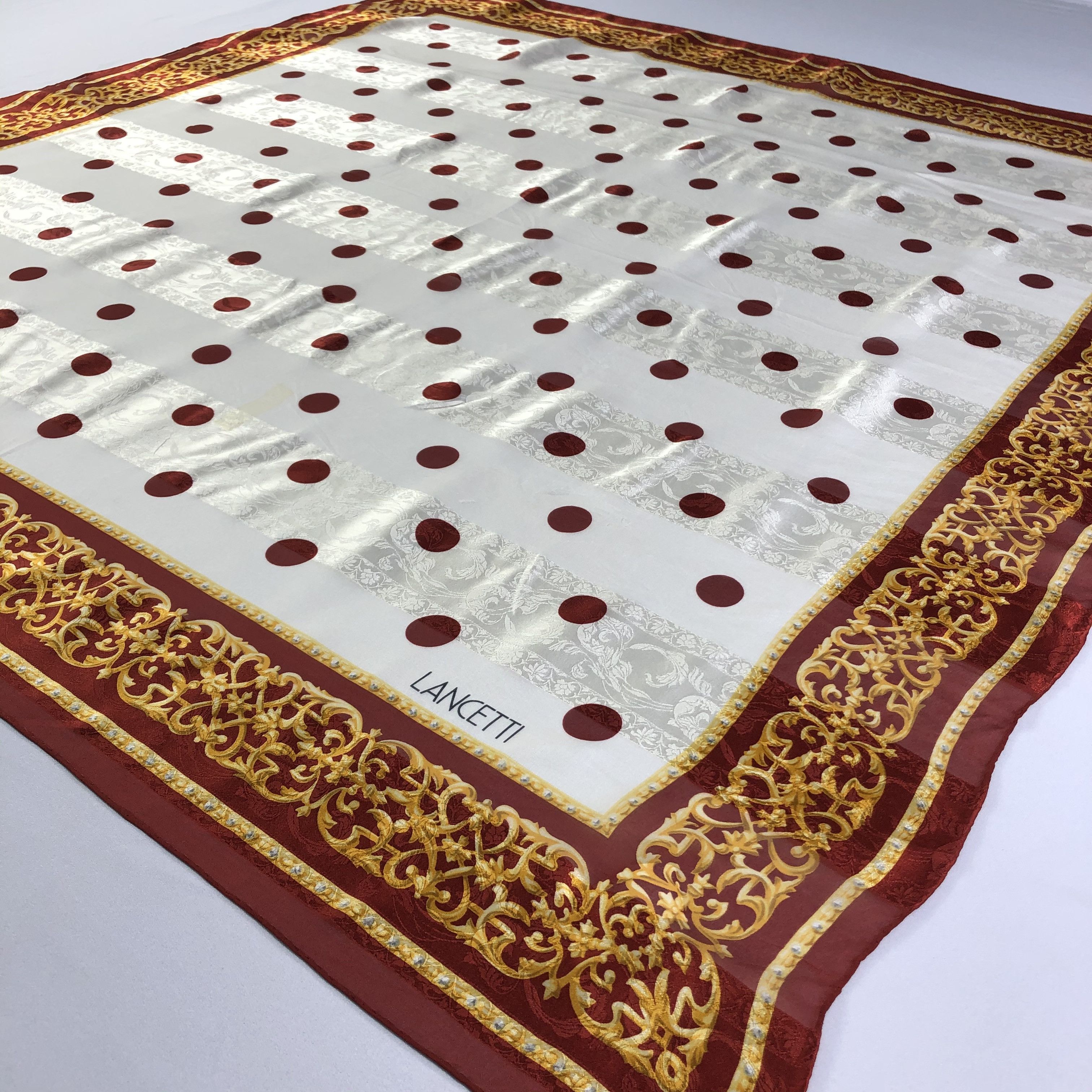Lui di Lancetti × Vintage Vintage Lancetti Silk Scarf Size ONE SIZE - 4 Thumbnail