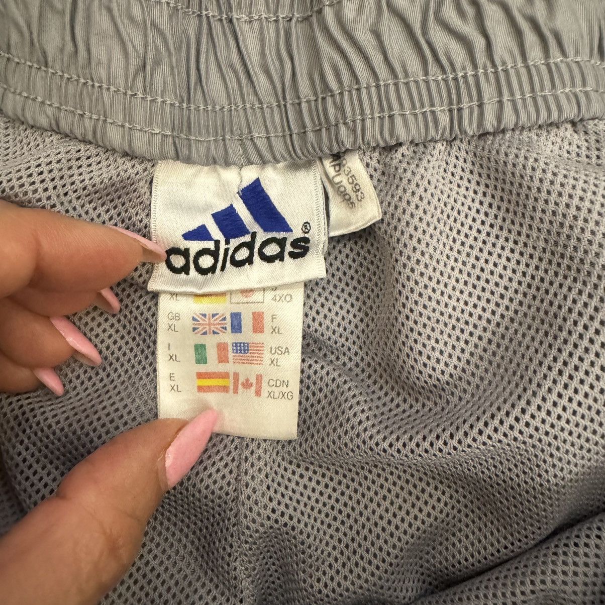 Adidas Adidas Vintage Shorts Men's Size XL Grey Elastic Waist 90s Size US 40 / EU 56 - 3 Thumbnail