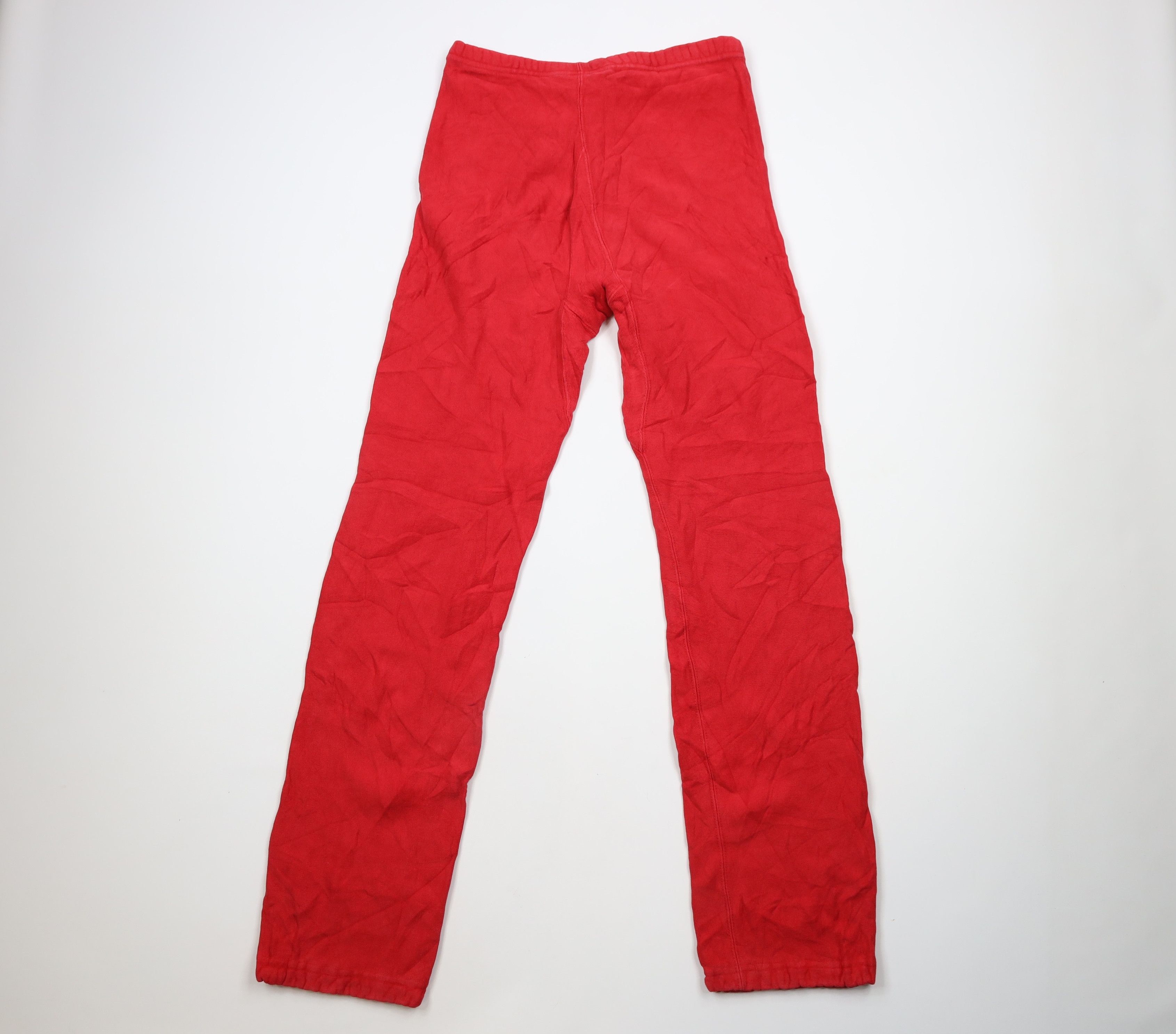 Champion Vintage 90s Champion Reverse Weave Gym Sweatpants Red USA Size US 34 / EU 50 - 10 Thumbnail