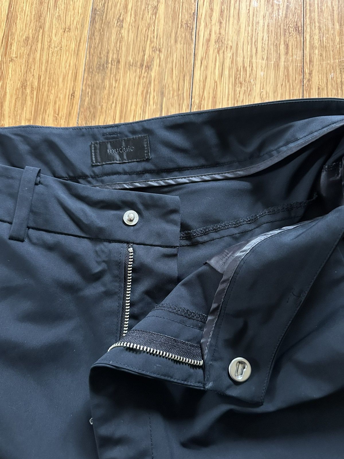 Japanese Brand Korean Designer Black Mudule Pants Size US 30 / EU 46 - 8 Thumbnail