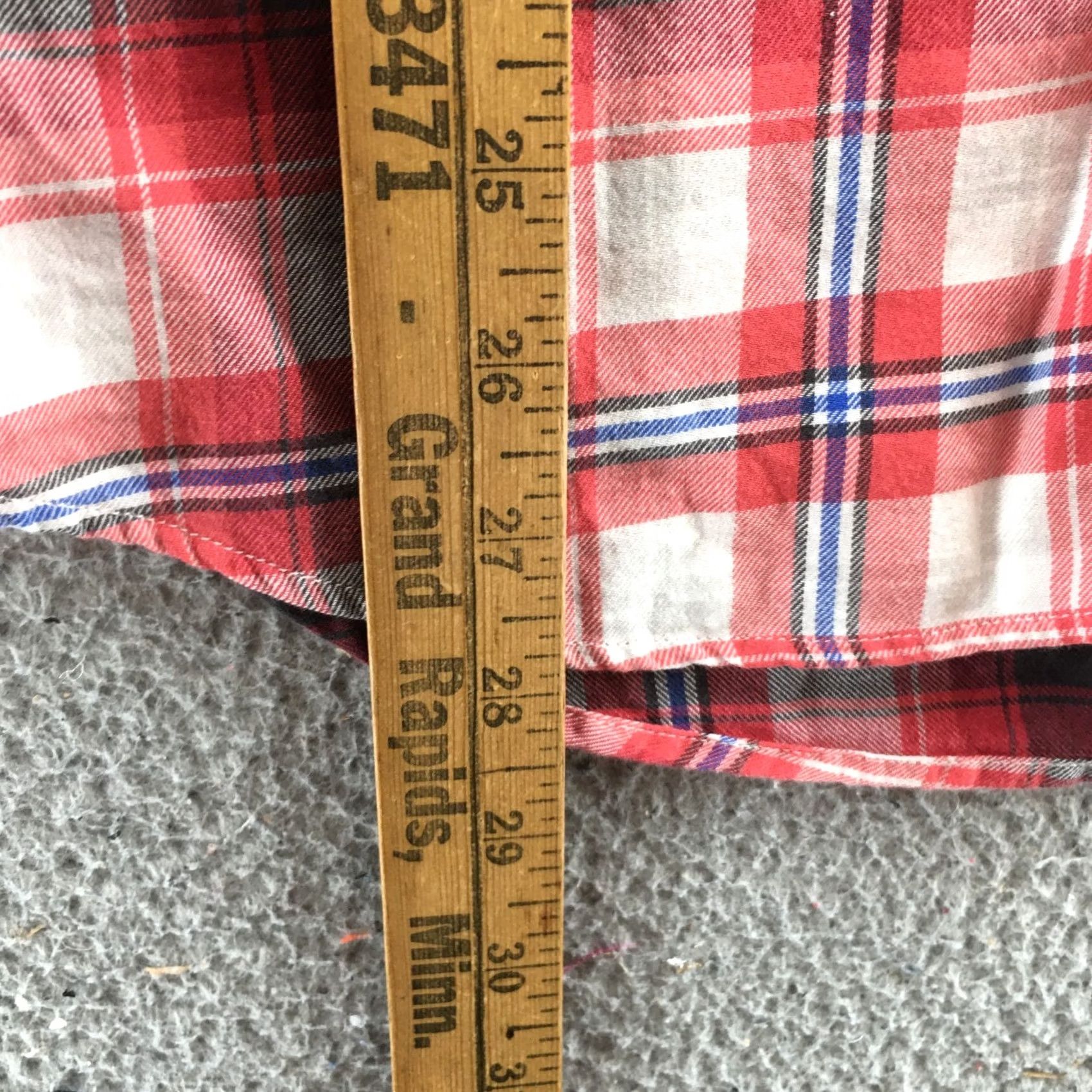American Eagle Outfitters American Eagle Outfitters Shirt L Red Plaid Button Down Cotton Long Sleeve Mens Size US L / EU 52-54 / 3 - 7 Thumbnail