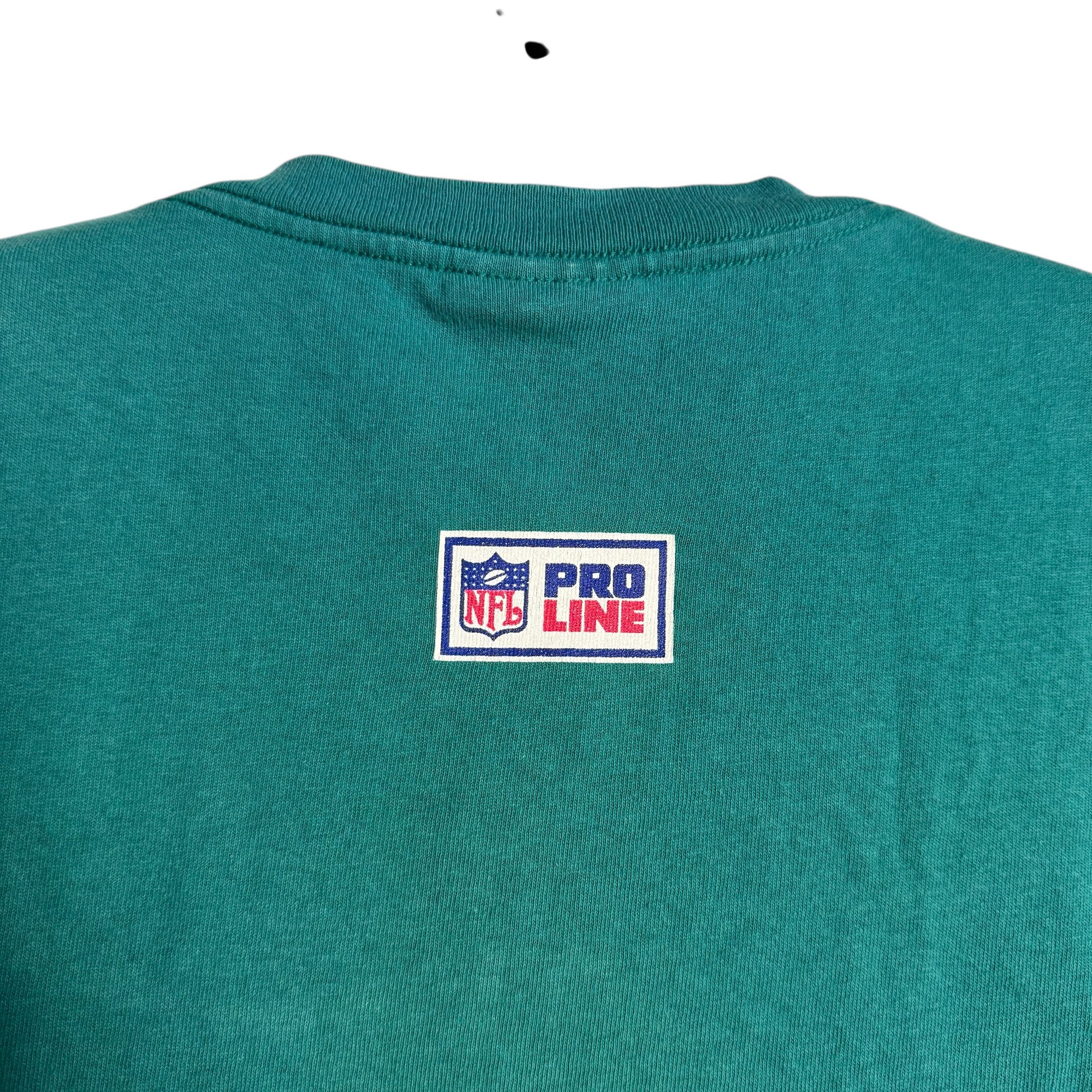 NFL 🔥RARE🔥Vintage Reebok Miami Dolphin NFL Pro Line T-shirt Size US L / EU 52-54 / 3 - 5 Thumbnail