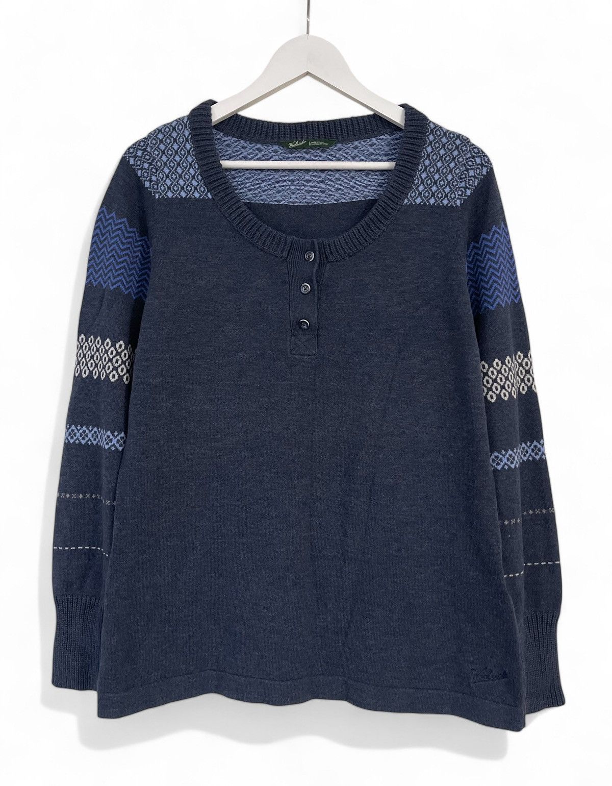 Vintage × Woolrich Woolen Mills Vintage WOOLRICH Women's Sweater Jumper Size L Size L / US 10 / IT 46 - 1 Thumbnail
