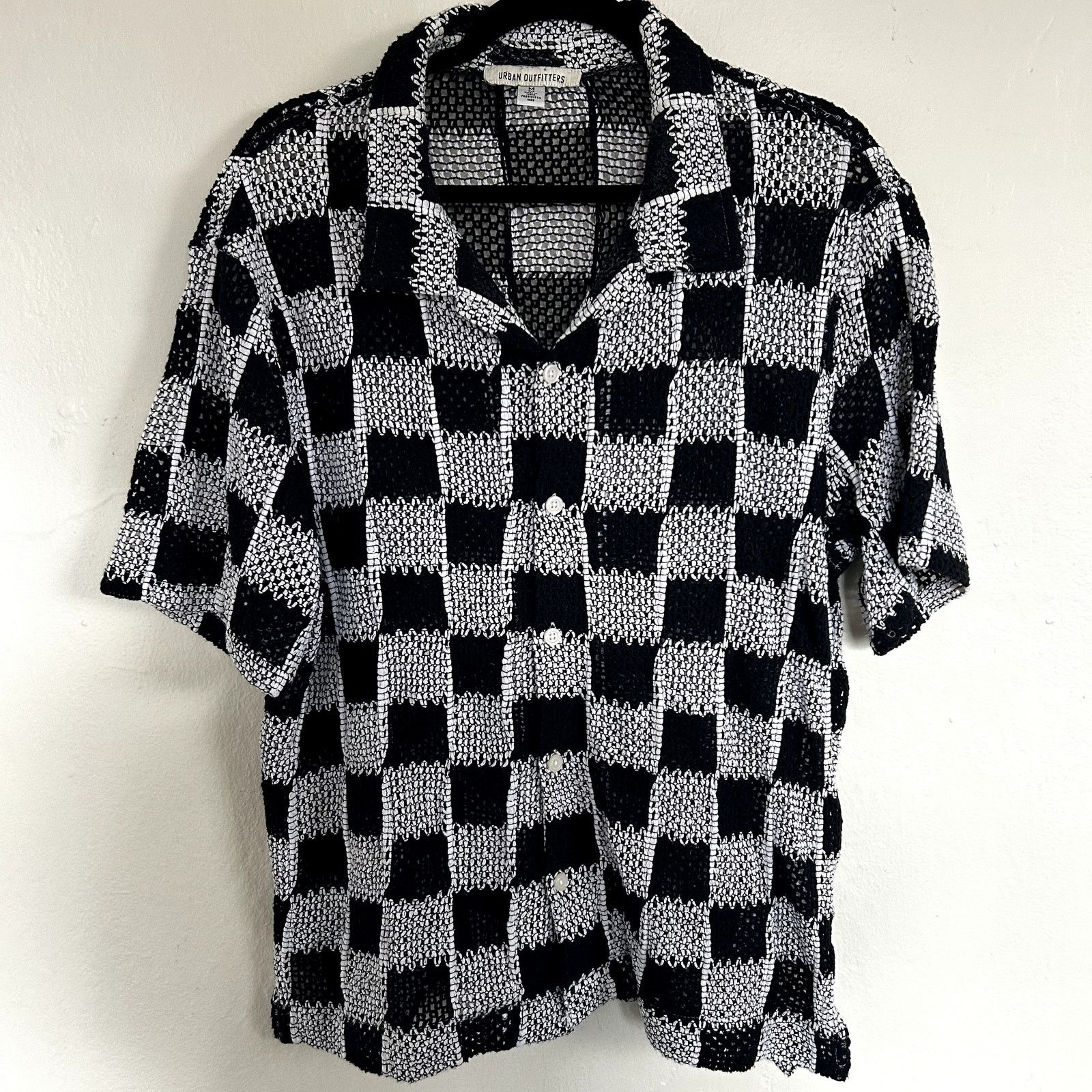Urban Outfitters Men's Festival crochet knit boho indie top Size US M / EU 48-50 / 2 - 1 Thumbnail