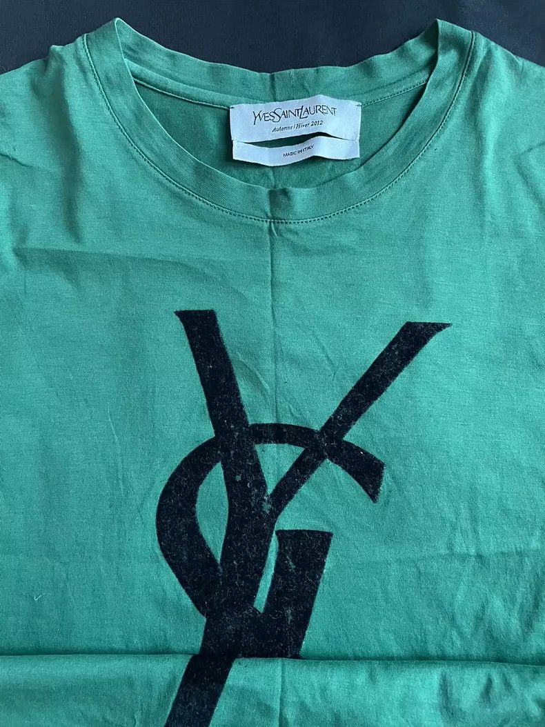 Saint Laurent Paris Saint laurent paris size 36 Logo flocked short sleeves 250 Size US M / EU 48-50 / 2 - 3 Thumbnail