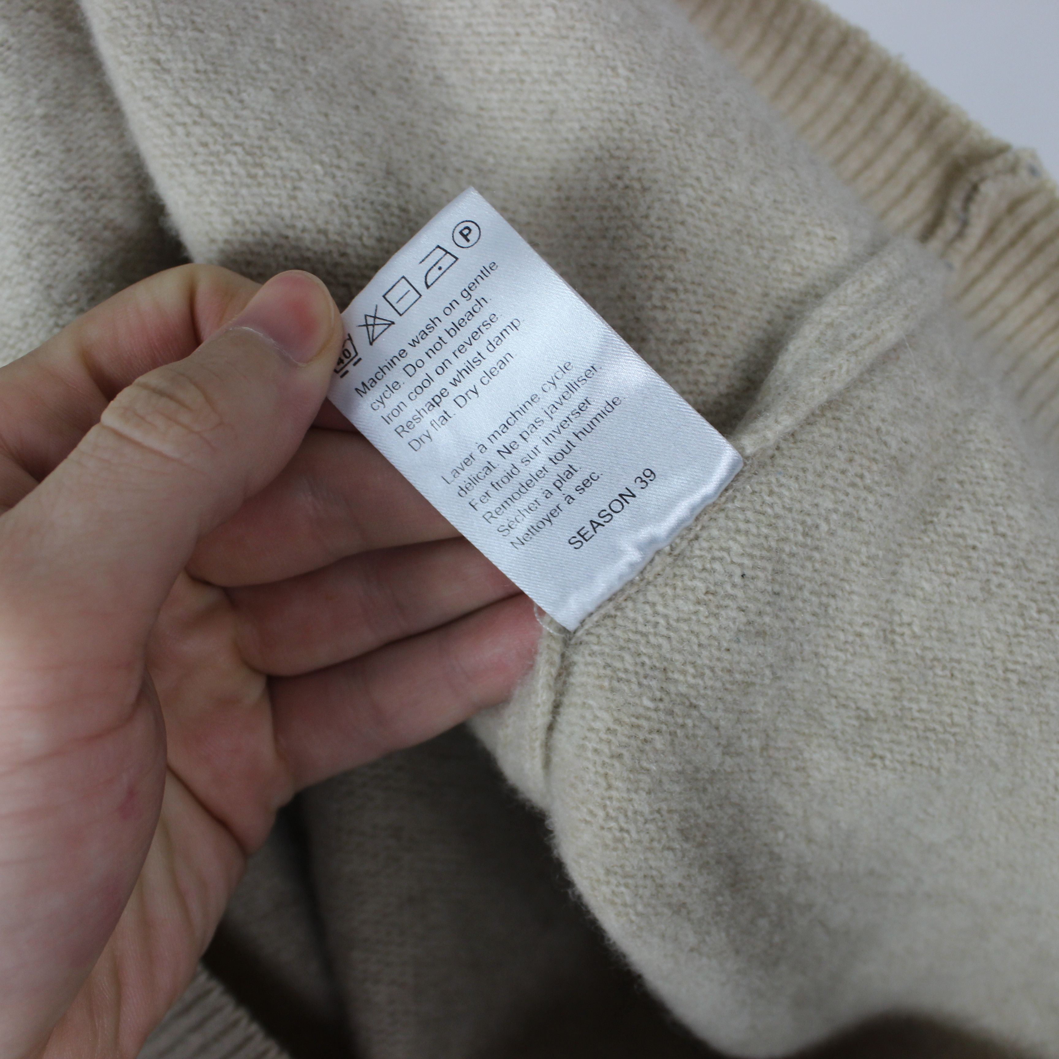 Gabicci Gabicci zip sweater beige pure wool Collezione True L XL Size US XL / EU 56 / 4 - 11 Thumbnail