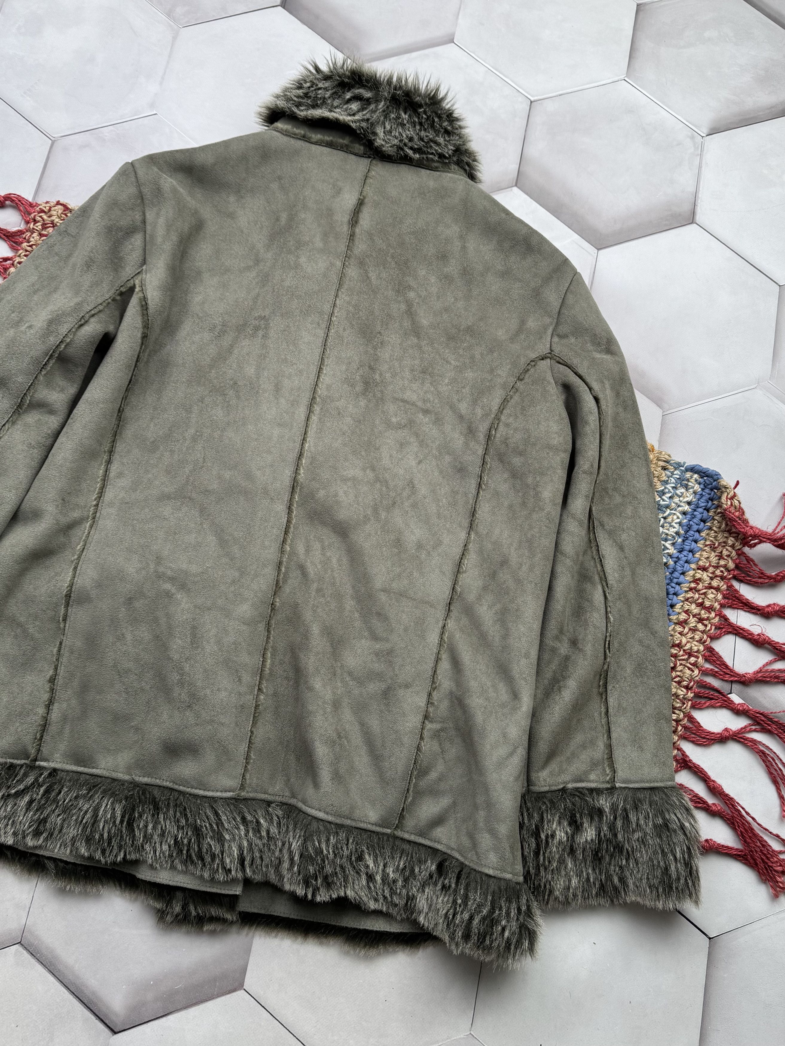 Vintage Vintage Faux Sheepskin Coat (E4) Size L / US 10 / IT 46 - 7 Thumbnail