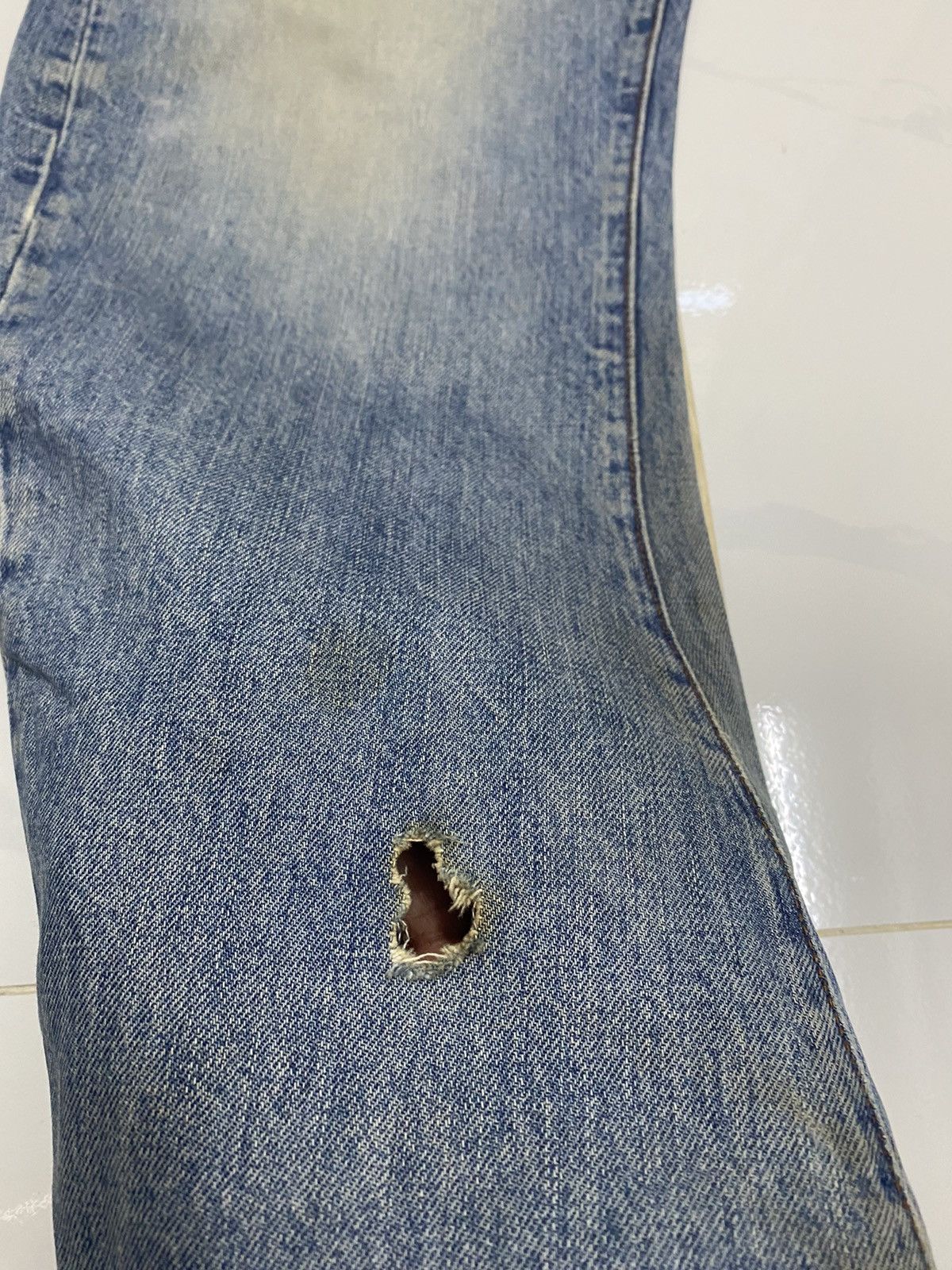 G-Star 🔥G STAR RAW BANANA CURVED TYPE C ZIP THRASHED DISTRESSED Size US 36 / EU 52 - 10 Thumbnail